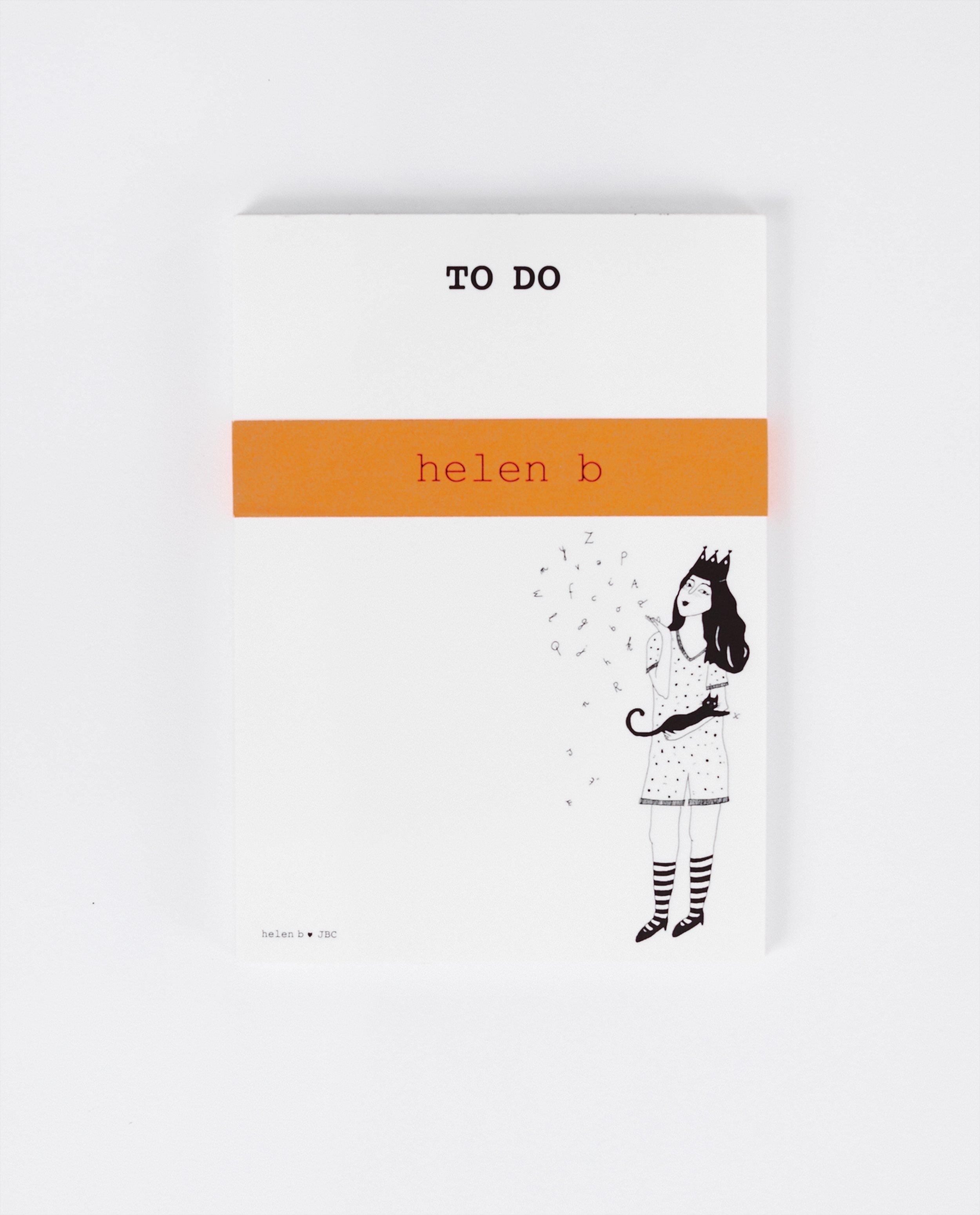 To do-blocnote helen b - met illustratie - JBC