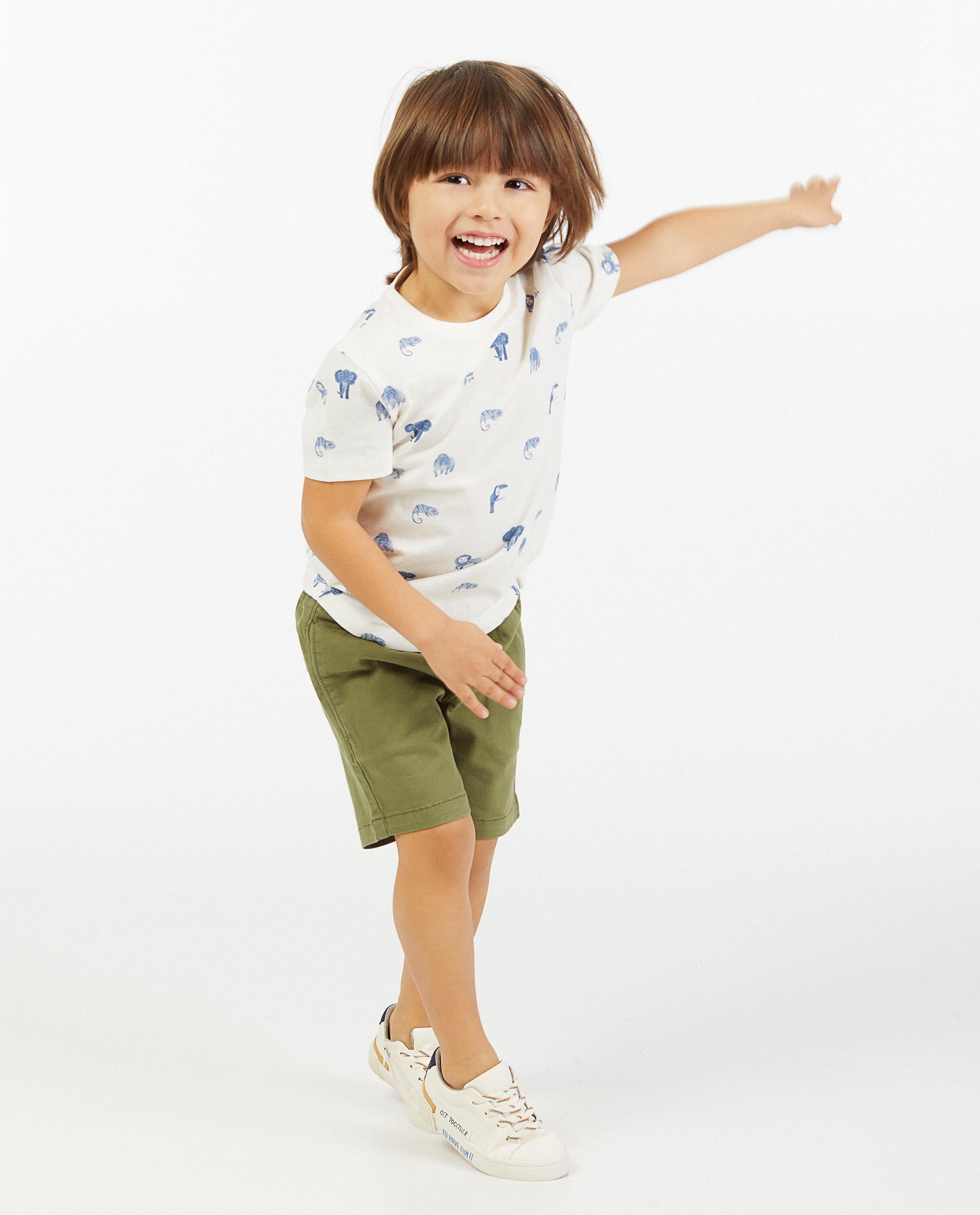 Groene bermuda BESTies, 2-7 jaar - effen - Besties