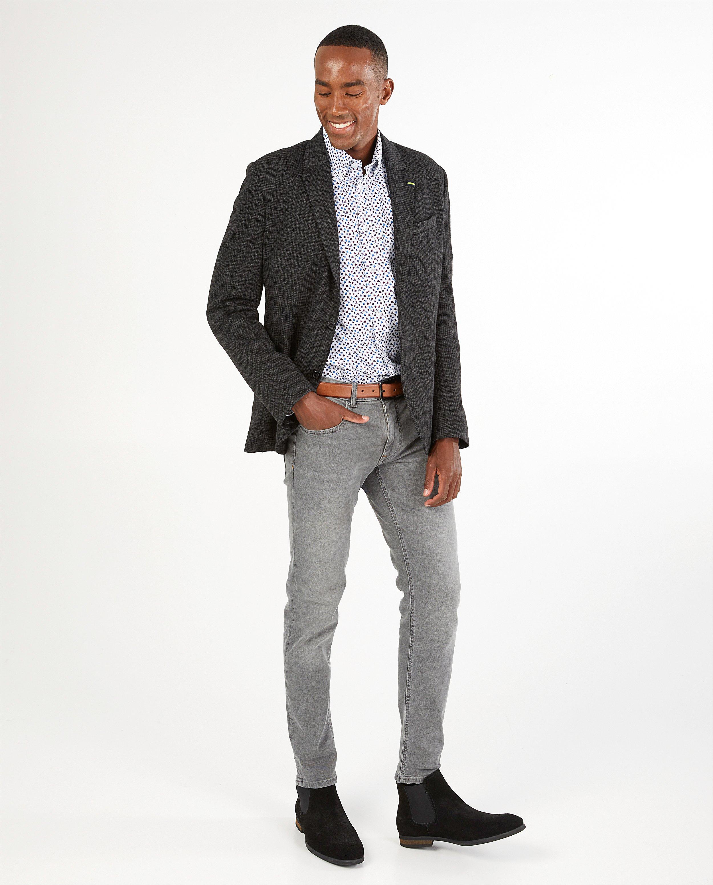 Blazer gris foncé Lerros - avec des mouchetures - Lerros