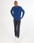 Pull en tricot bleu Lerros - avec motif en relief - Lerros