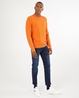 Pull en tricot orange Lerros - avec motif en relief - Lerros