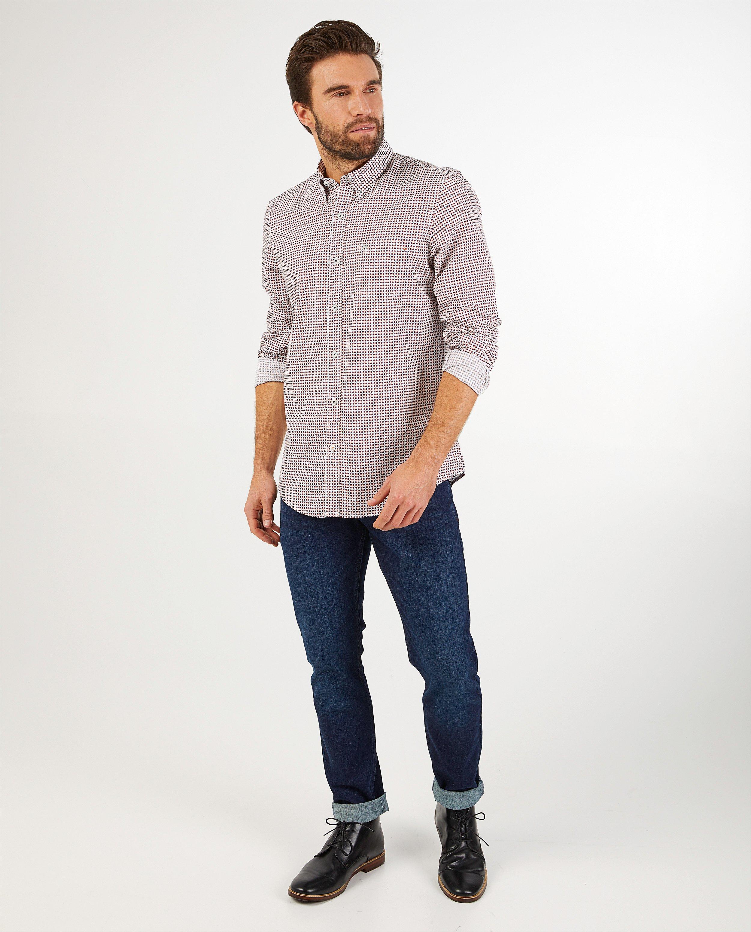Chemise blanche à imprimé Lerros - imprimé intégral - Lerros