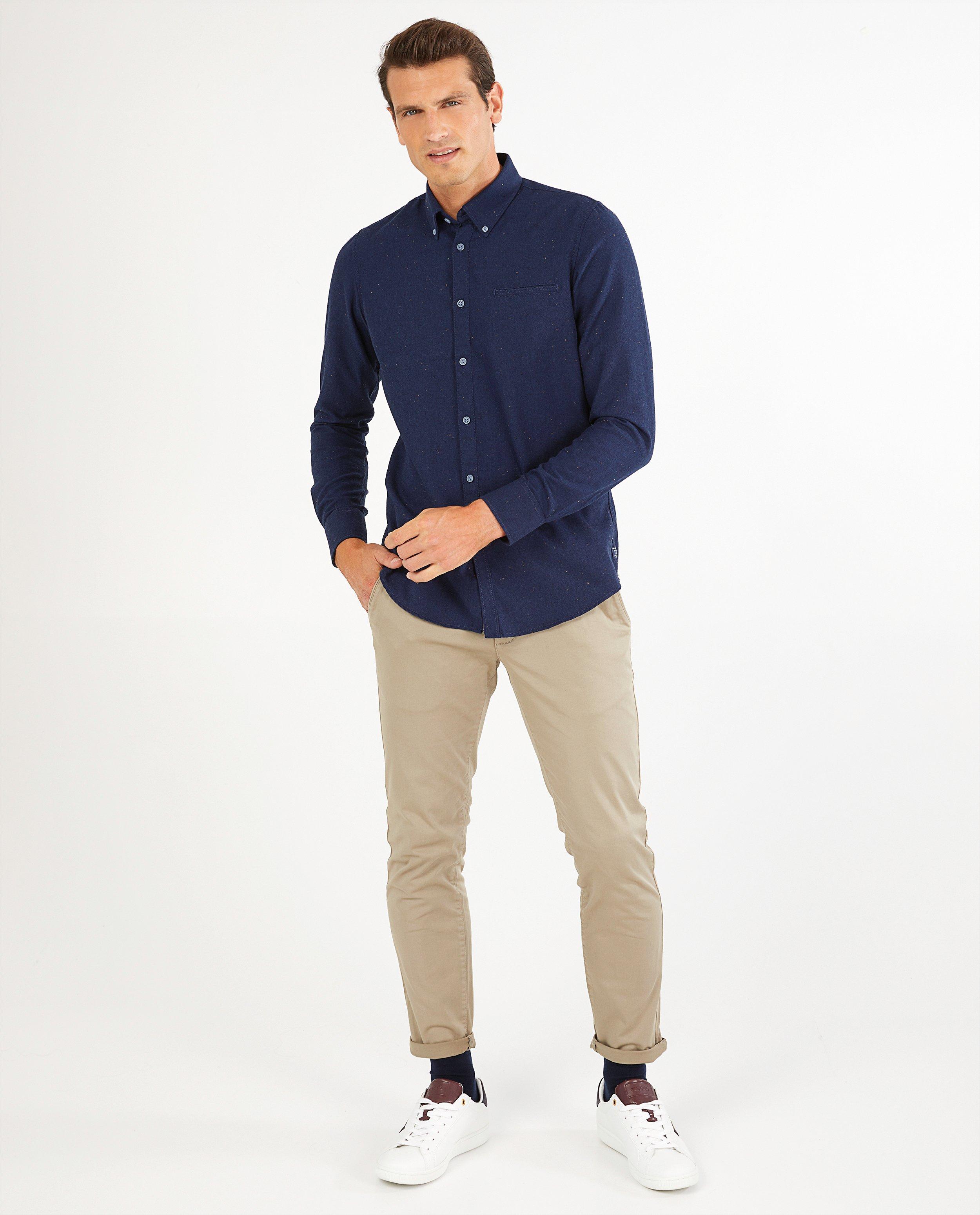 Chemise bleu foncé Lerros - coupe souple - Lerros