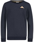 Sweaters - Blauwe sweater met pochet Communie