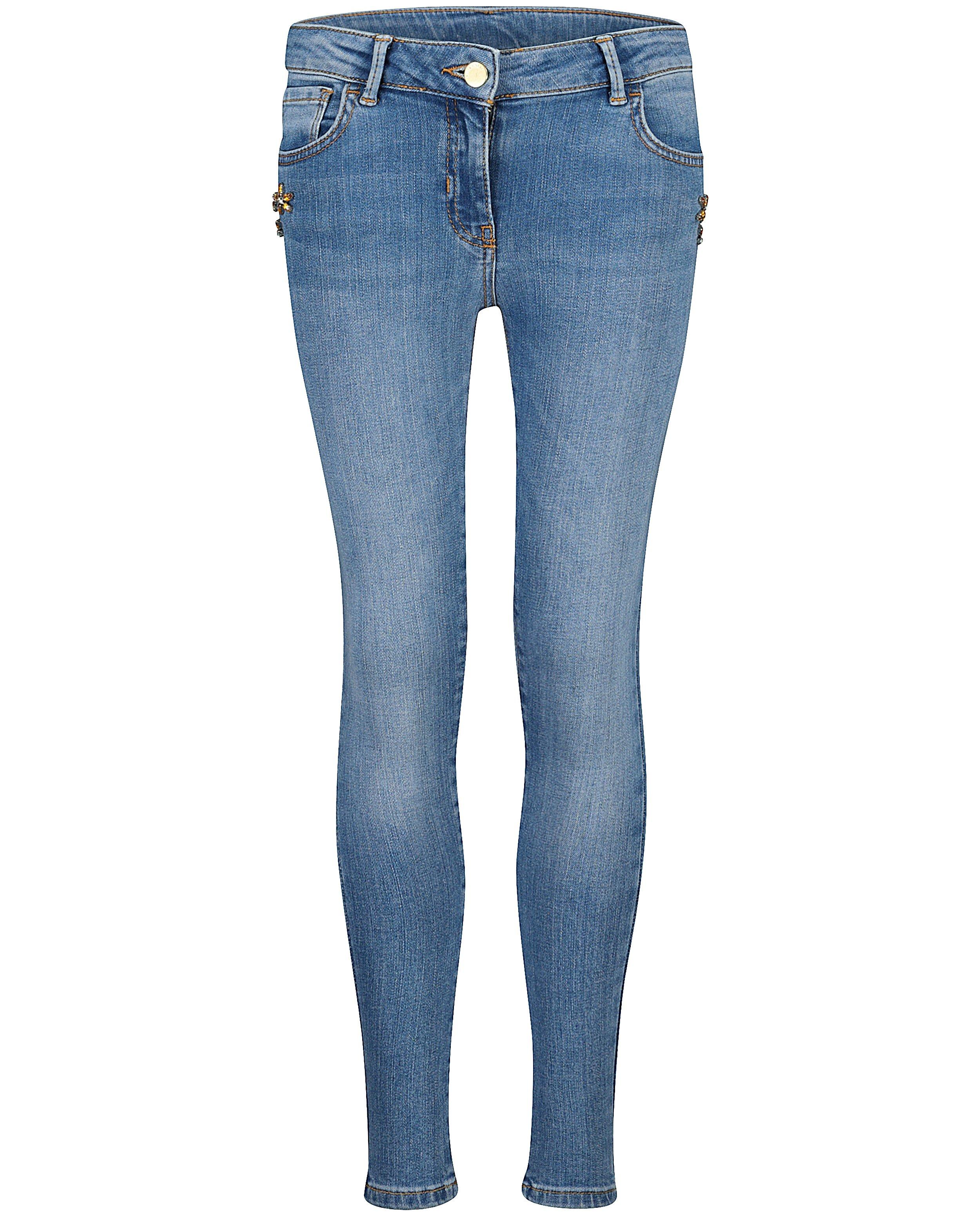 Jeans - Skinny met bloemetjes Communie