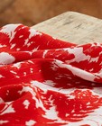 Bonneterie - Foulard rouge et blanc à imprimé Sora