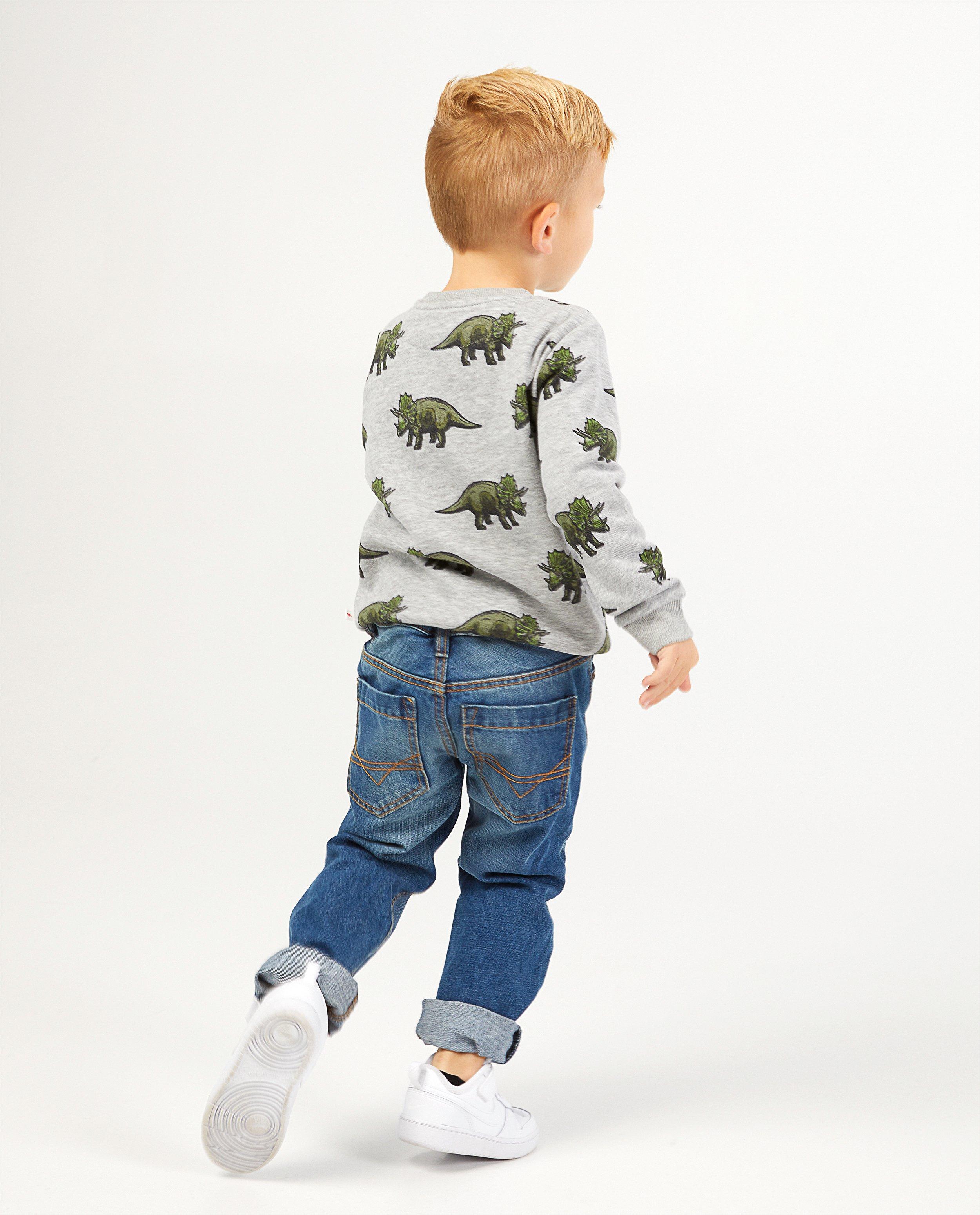 Sweat gris à imprimé  - chiné - Kidz Nation