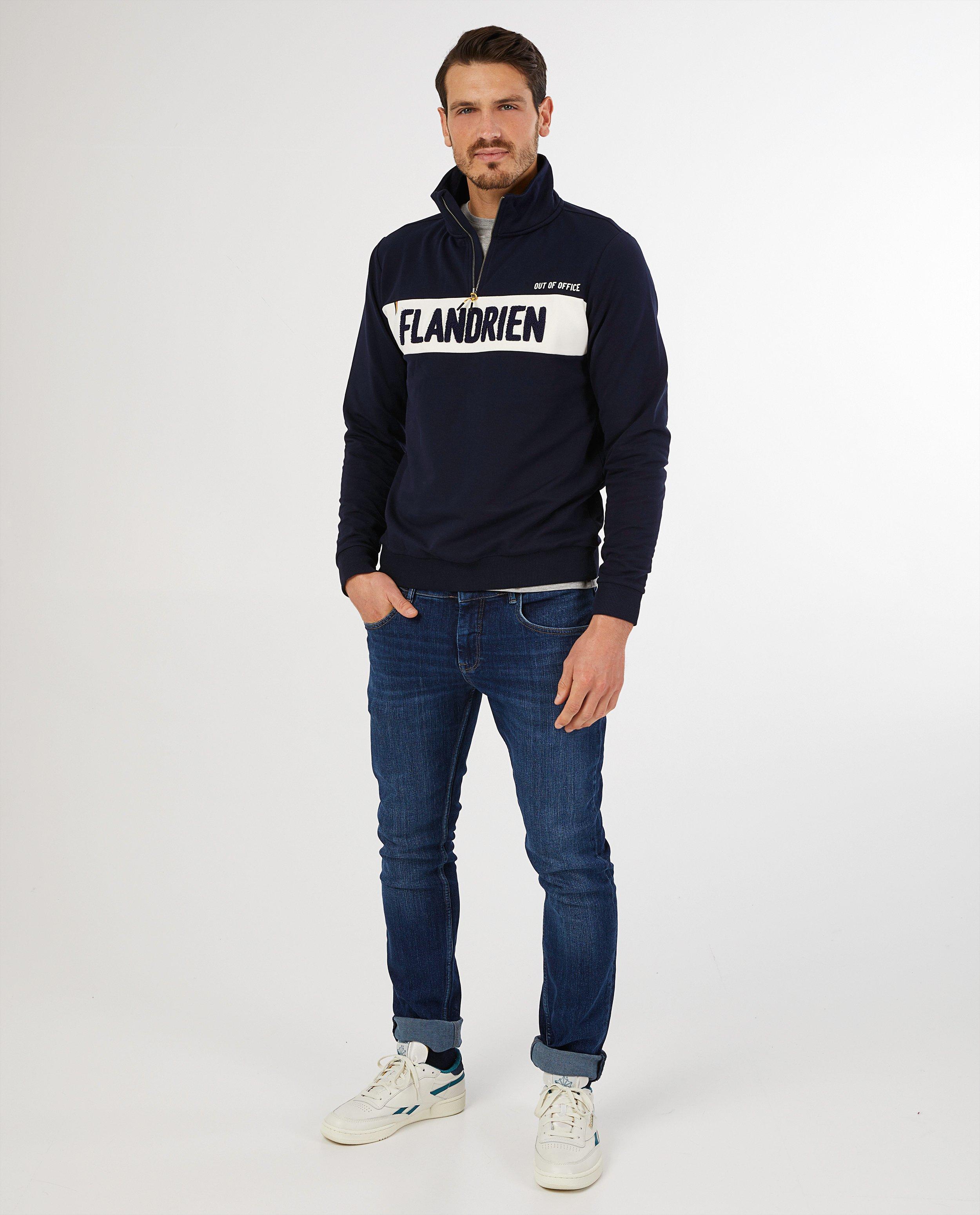 Sweat bleu Baptiste - « Flandrien » - Baptiste