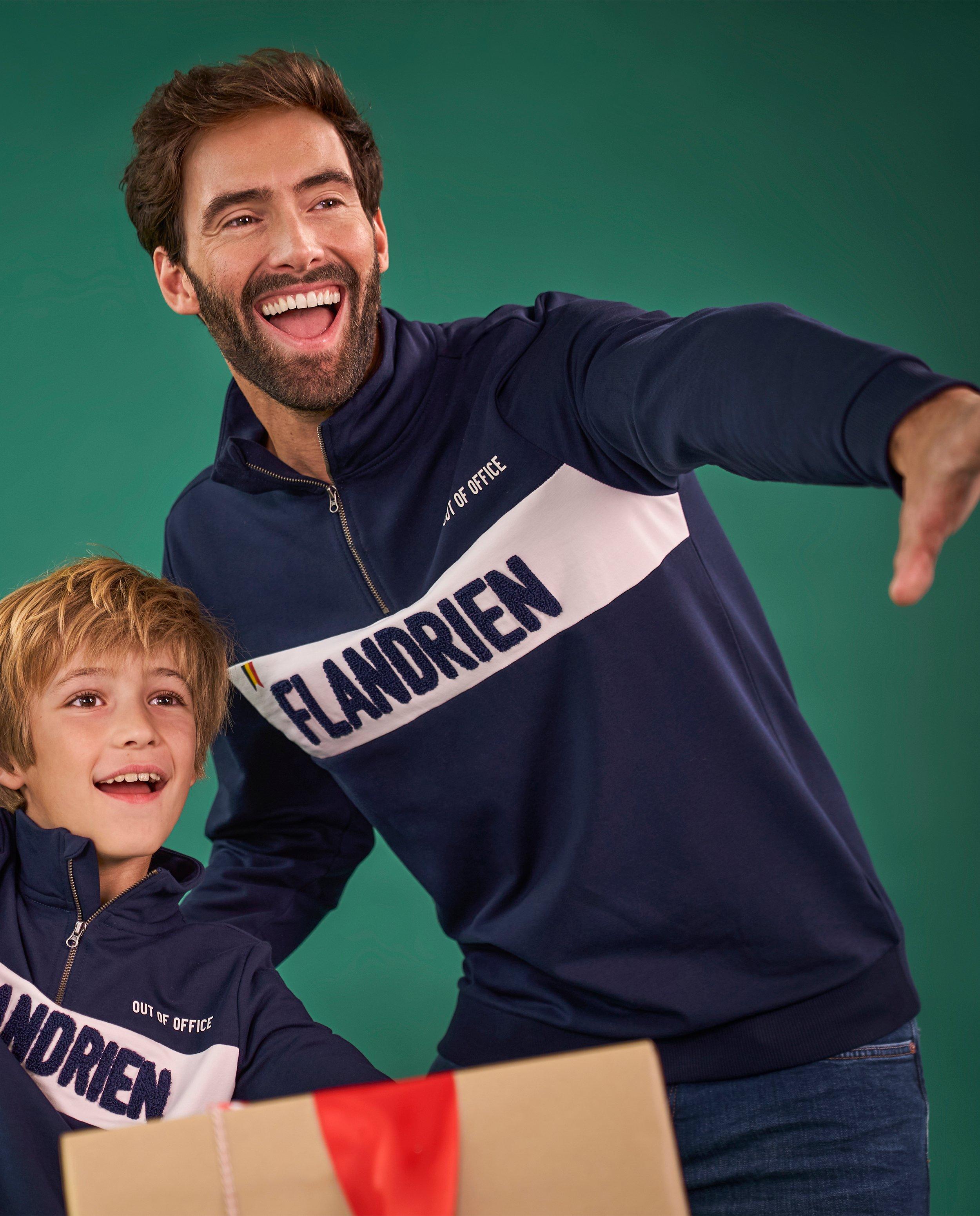 Sweats - Blauwe sweater Baptiste