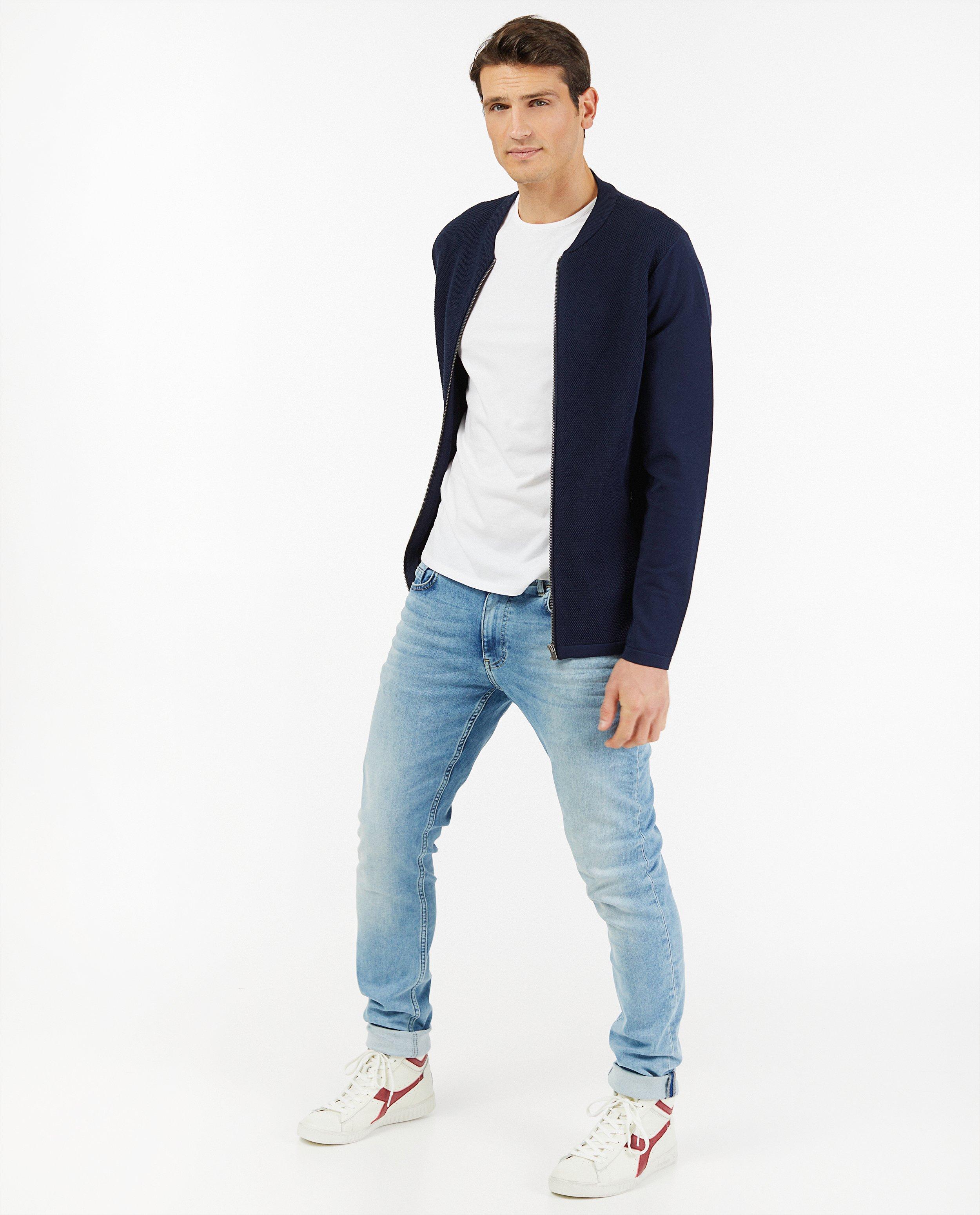 Lichtblauwe skinny Jimmy - met stretch - Quarterback