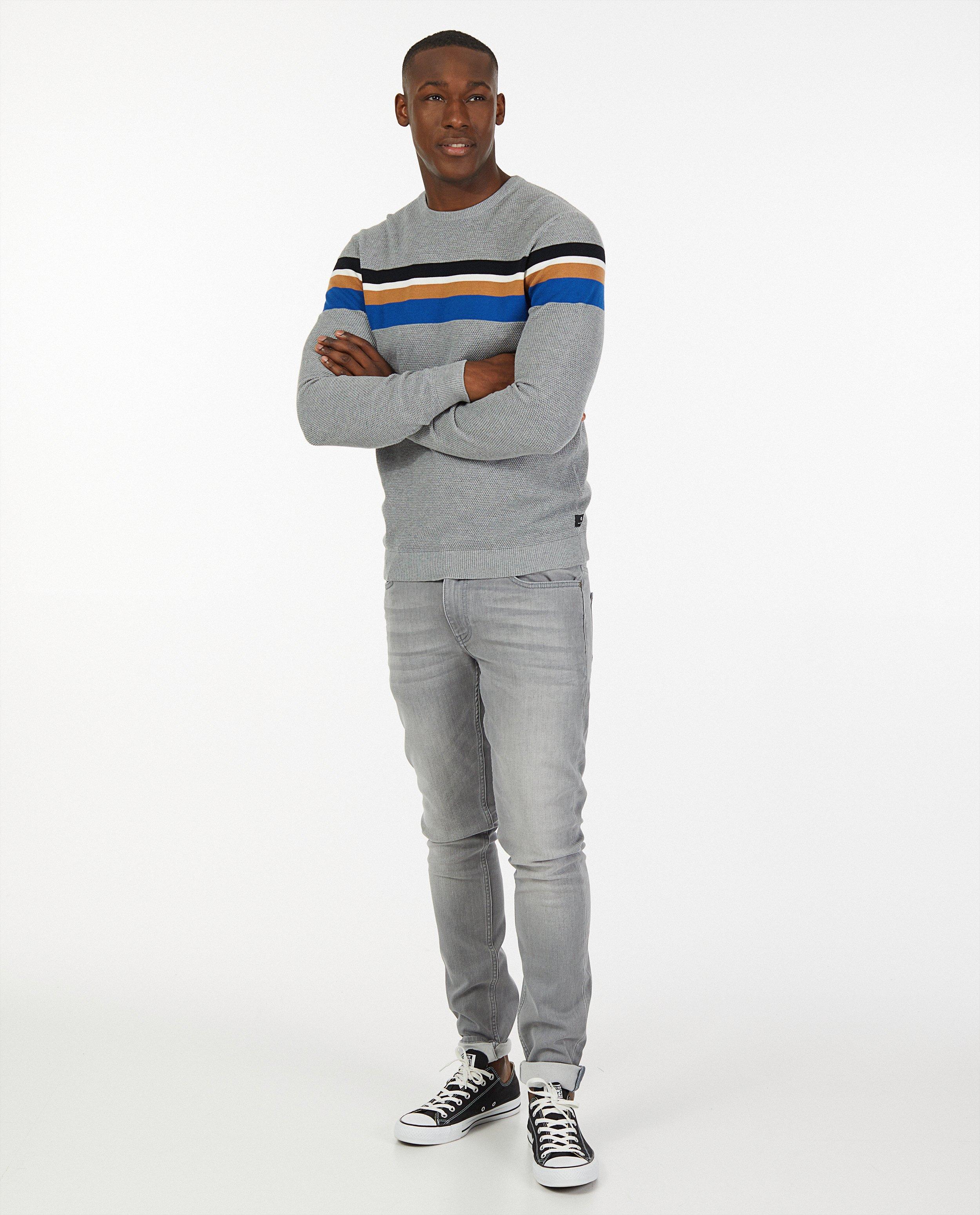 Skinny gris clair Jimmy - stretch - Quarterback