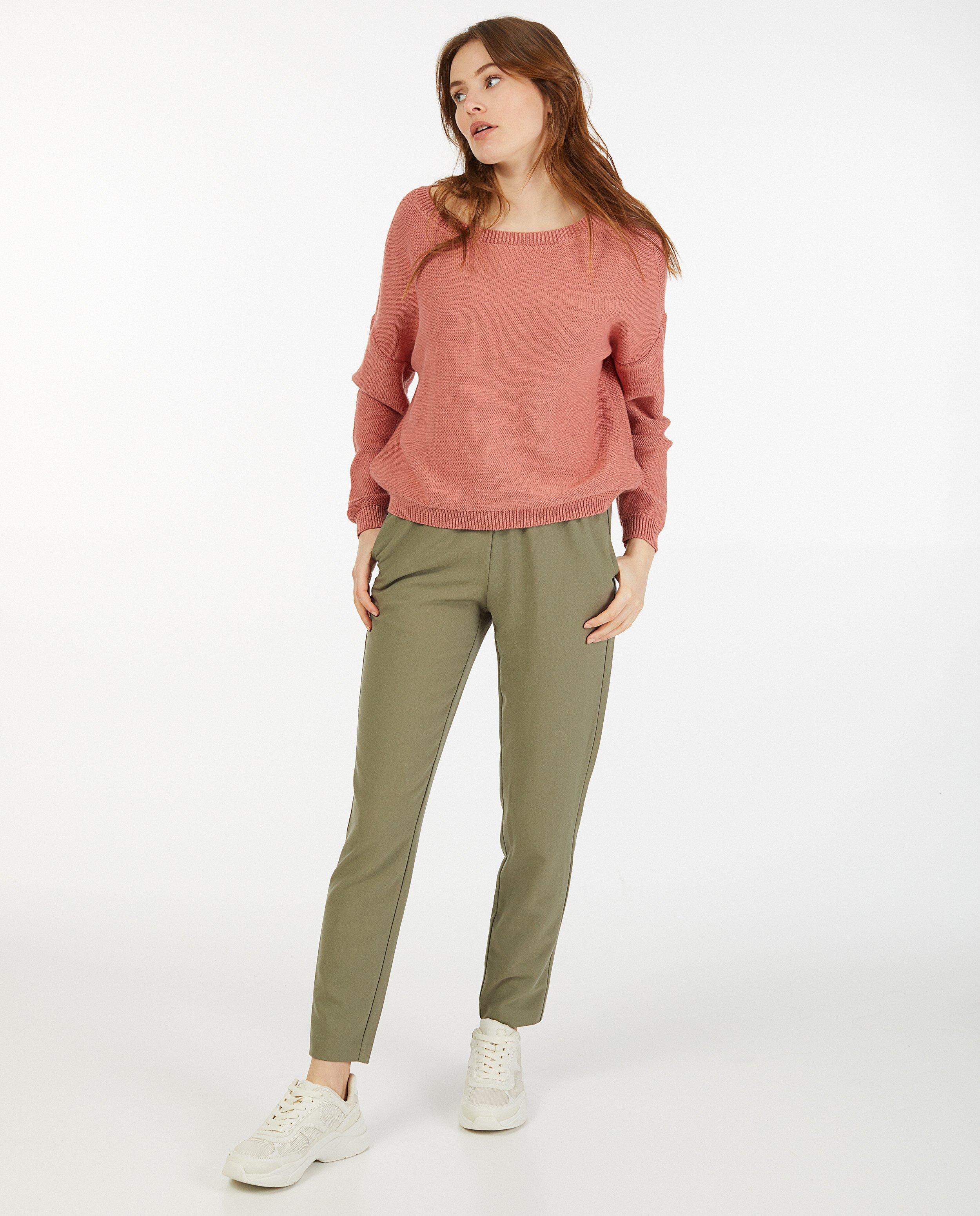 Pantalon kaki Sora - à élastique - Sora