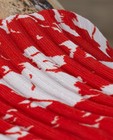 Breigoed - Rood-witte sjaal met print Communie