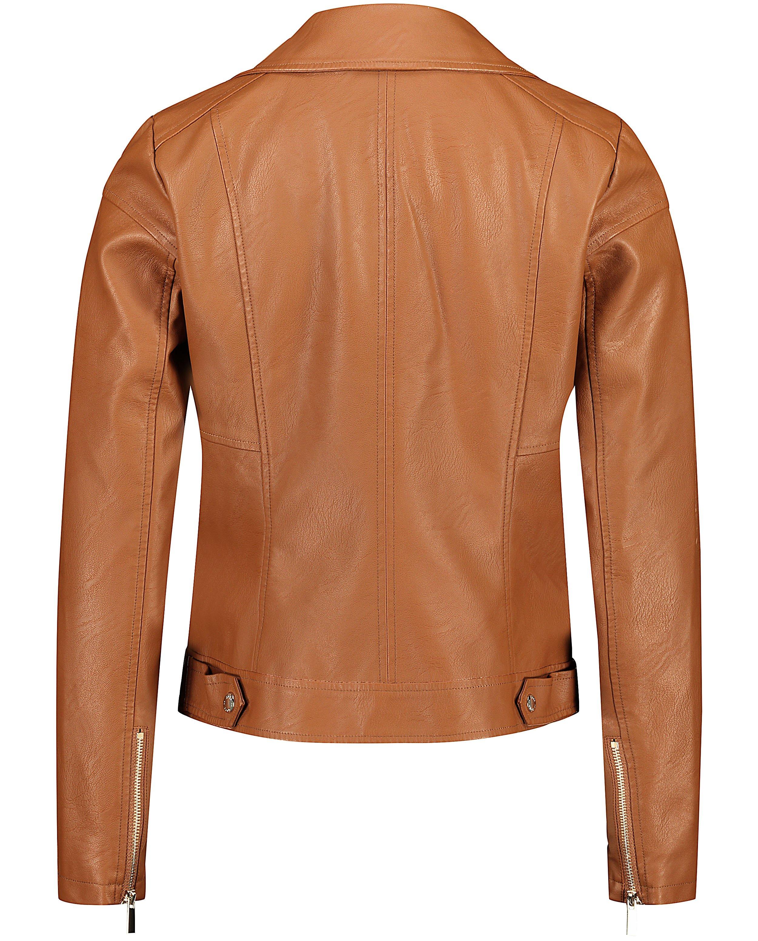 Blazers - Zwarte faux leather jas Sora