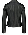 Blazers - Zwarte faux leather jas Sora
