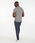 Broeken - Blauwe broek met ruitpatroon
