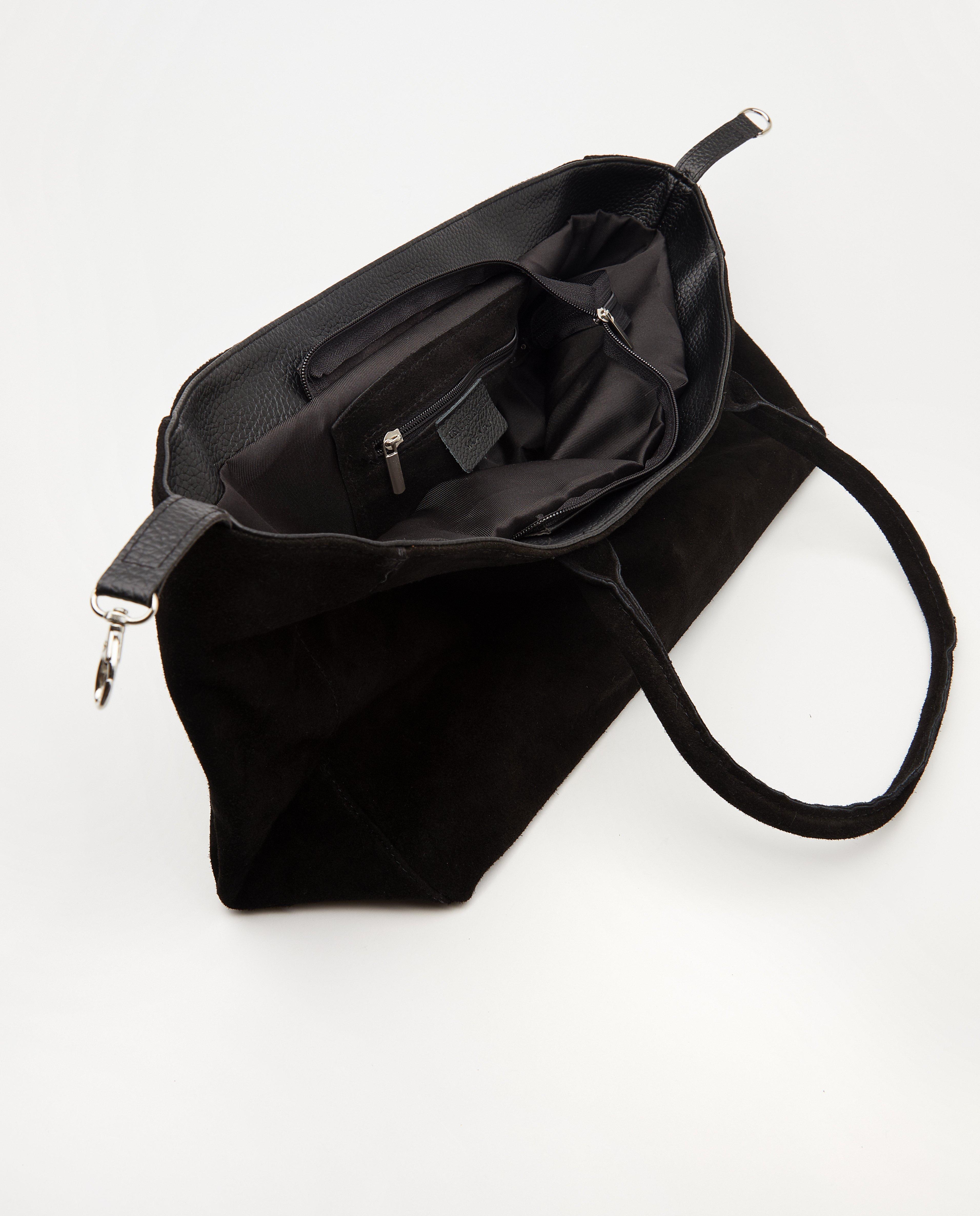 Sacs - Sac à main noir en cuir véritable