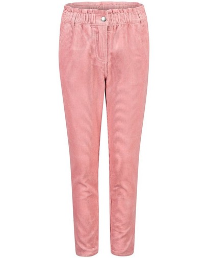 Pantalon rose en velours côtelé Pantalon rose en velours côtelé