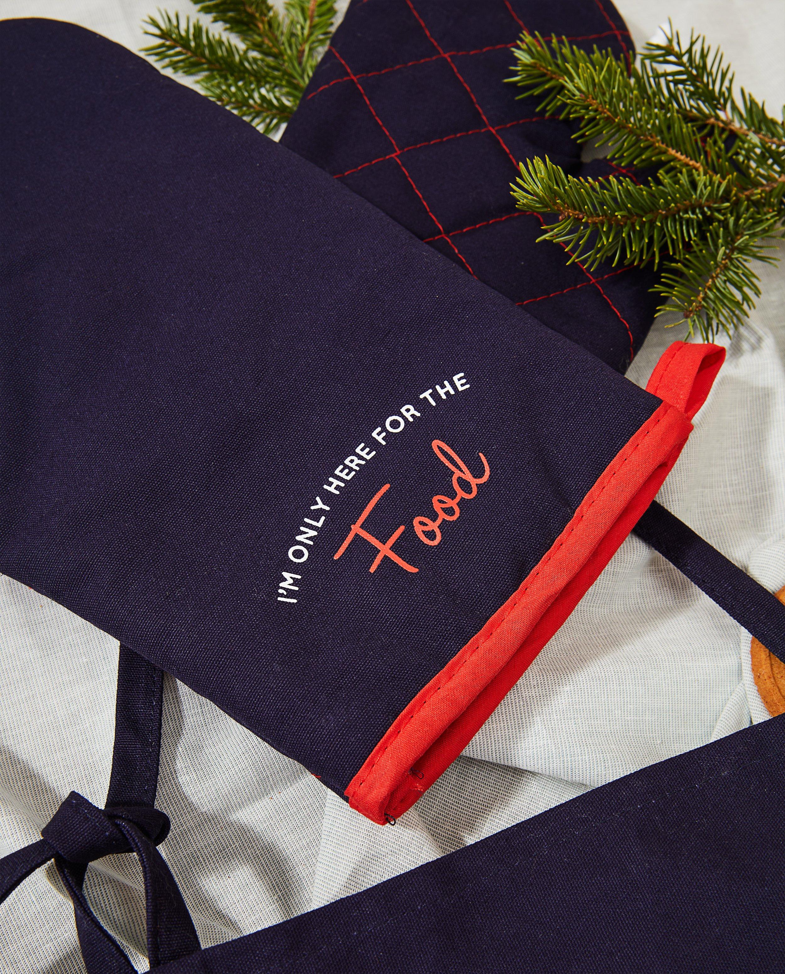 Cadeaux - Tablier + gant bleus - adultes