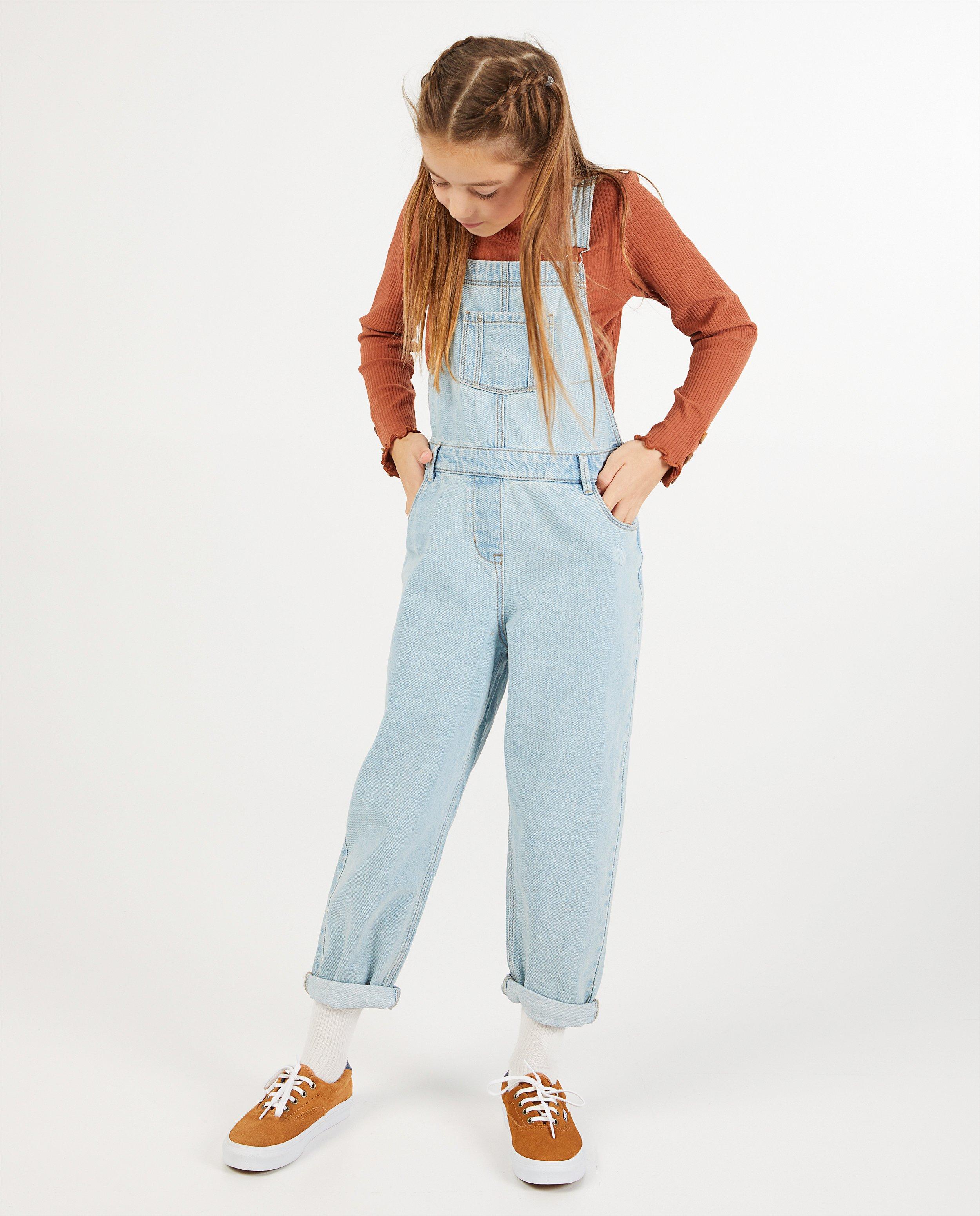 Salopette bleu clair en denim #LikeMe - destroyed - Like Me