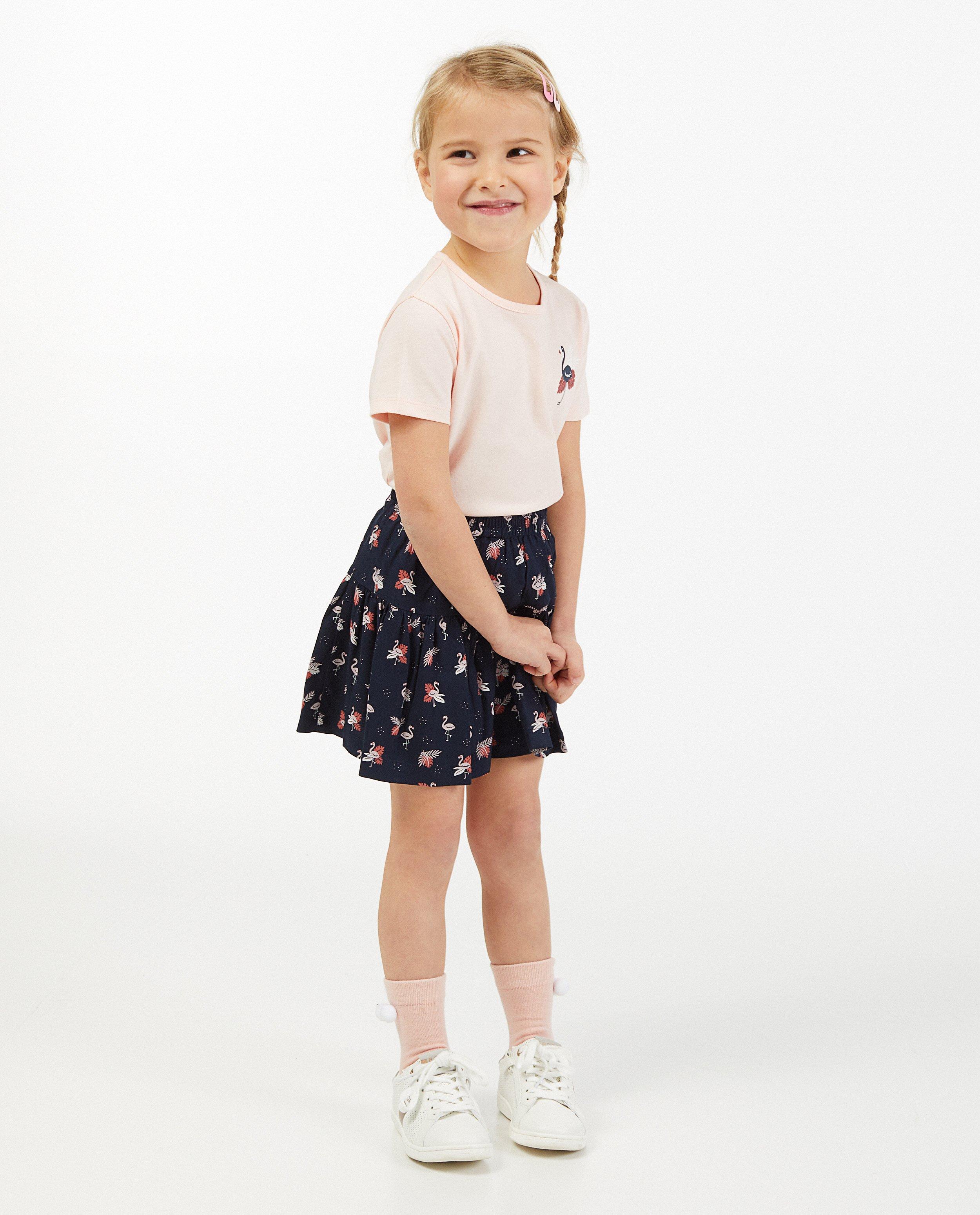 Roze rok met print BESTies - null - Besties