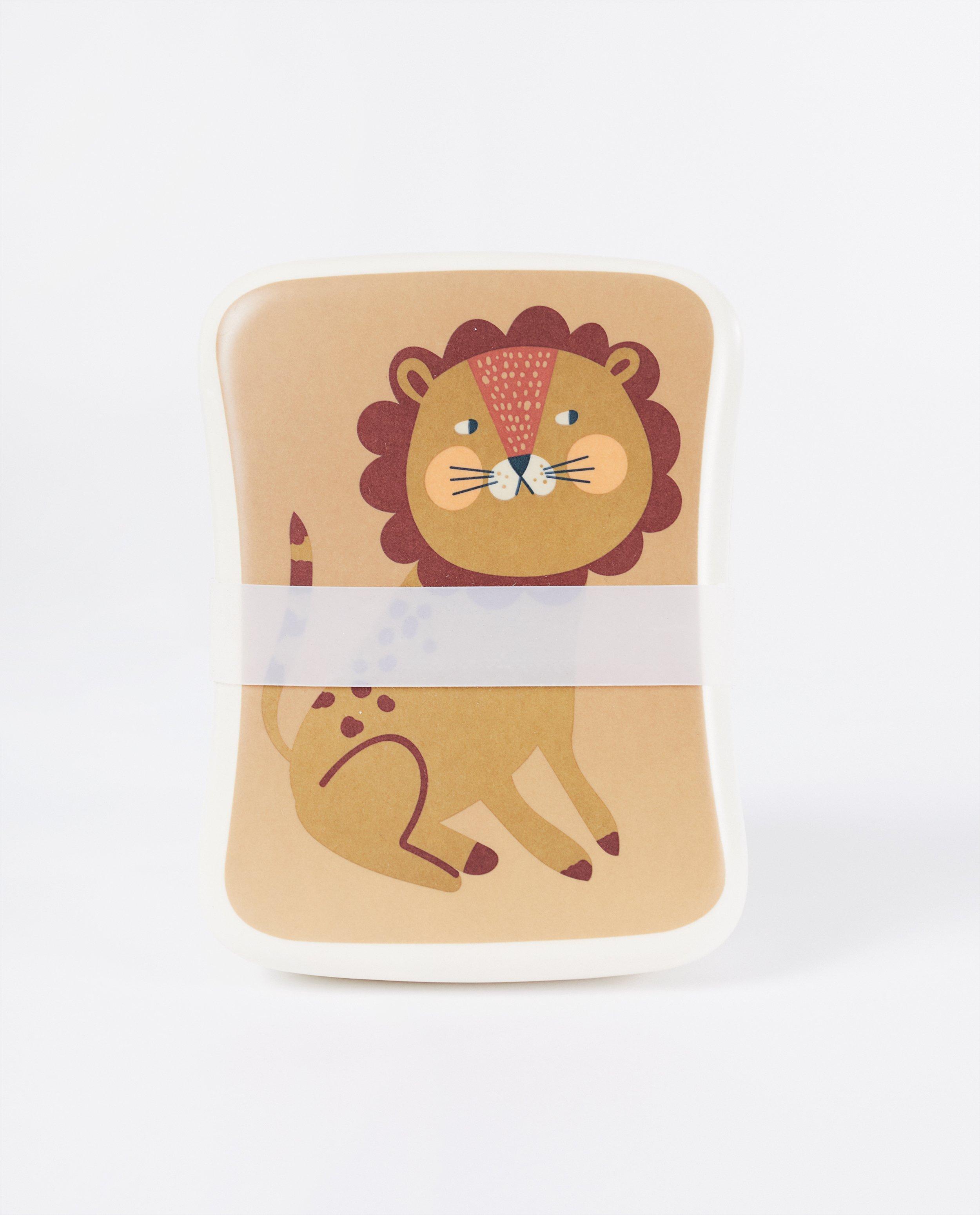 Bamboe boterhamdoos - Studio Loco - met print - JBC