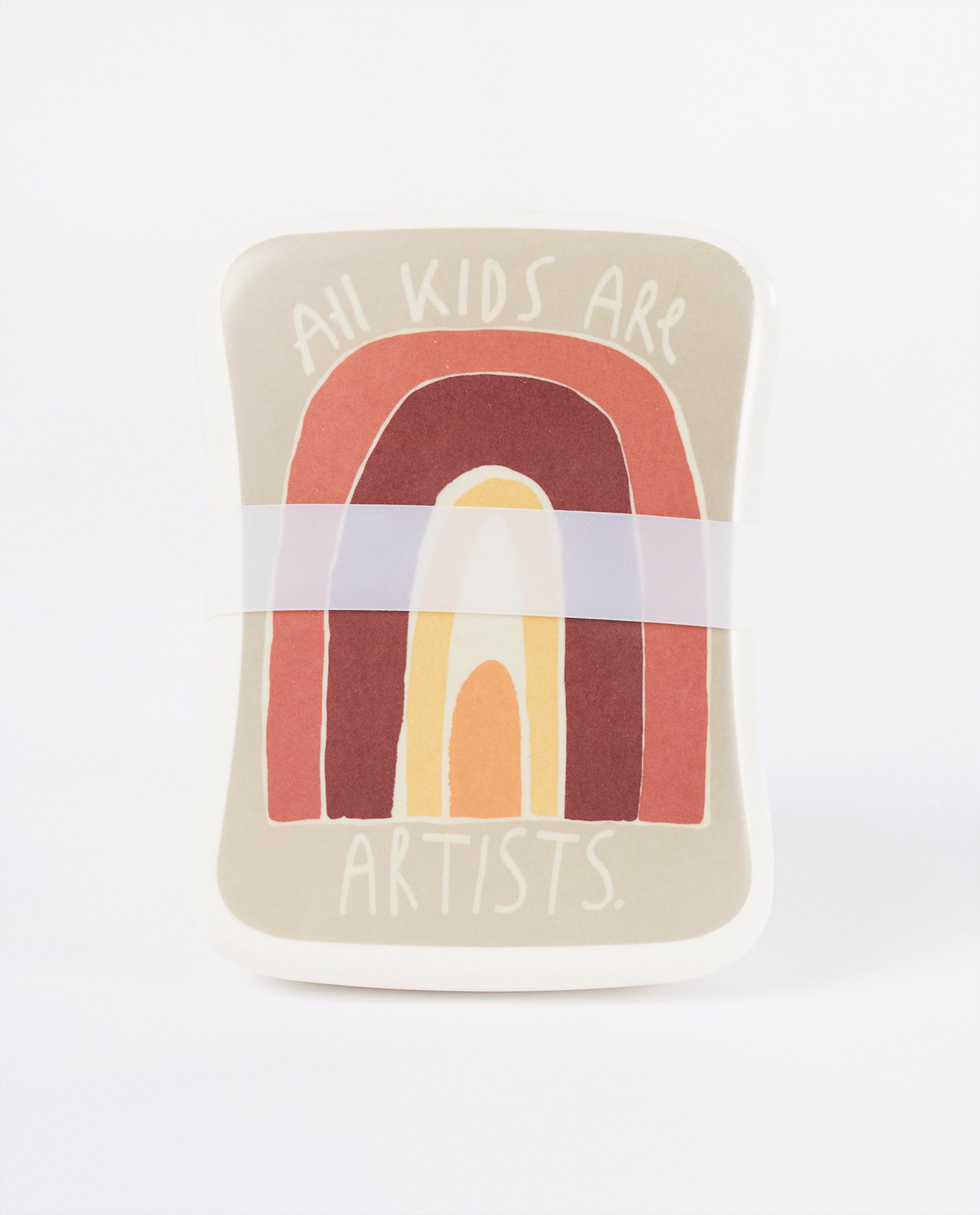 Bamboe boterhamdoos - Studio Loco - met print - JBC
