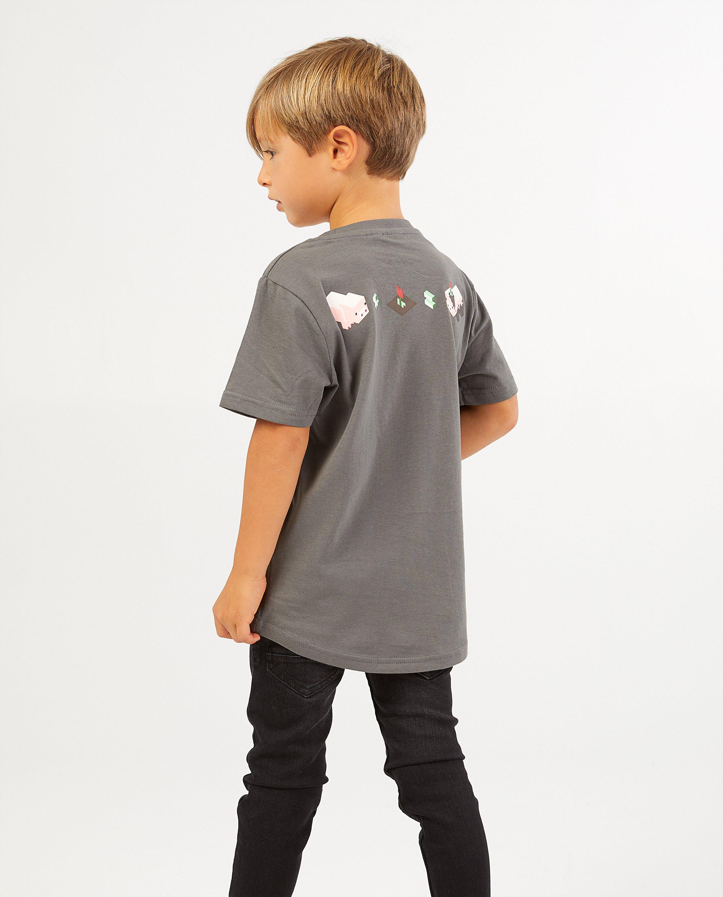 Donkergrijs T-shirt van Minecraft - minecraft - JBC