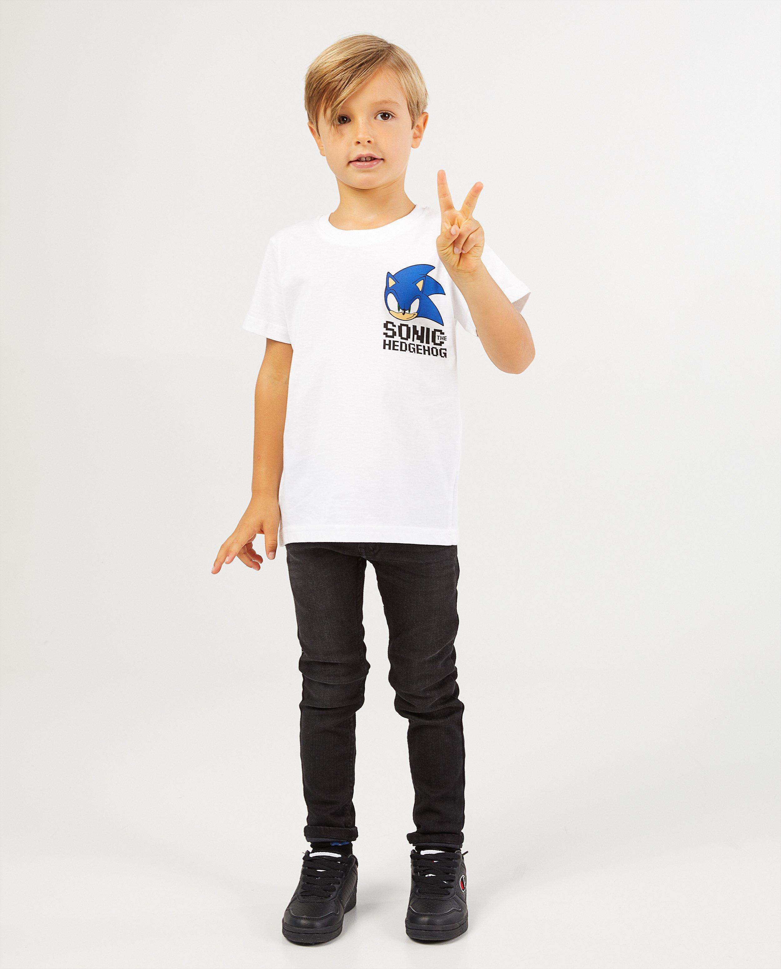 Wit T-shirt van Sonic The Hedgehog - sonic the hedgehog - JBC