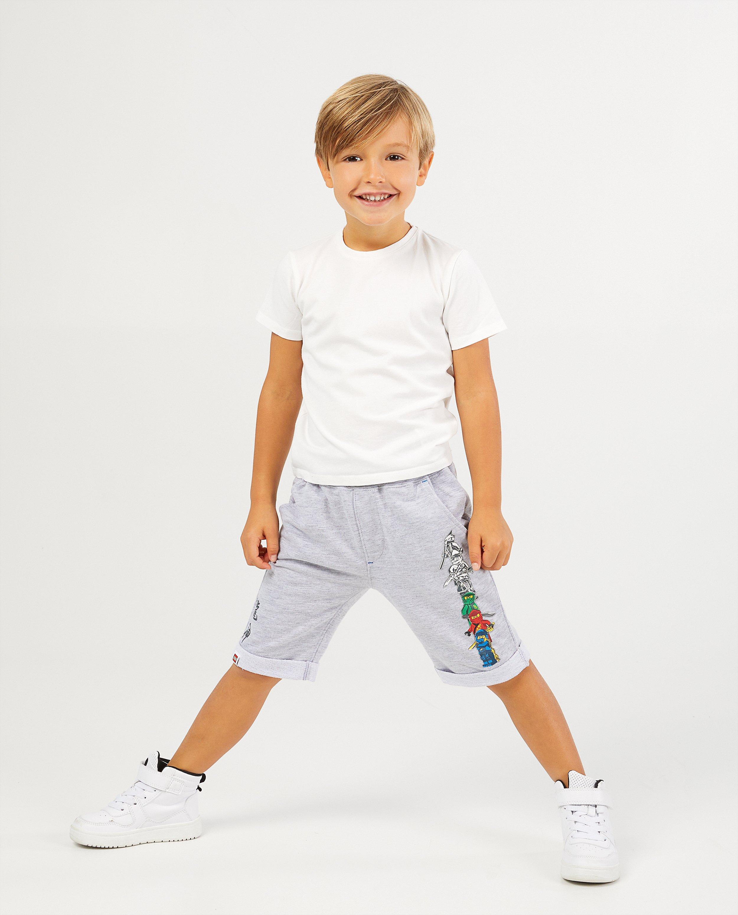 Pantalon molletonné gris de Ninja Lego - avec imprimé - JBC