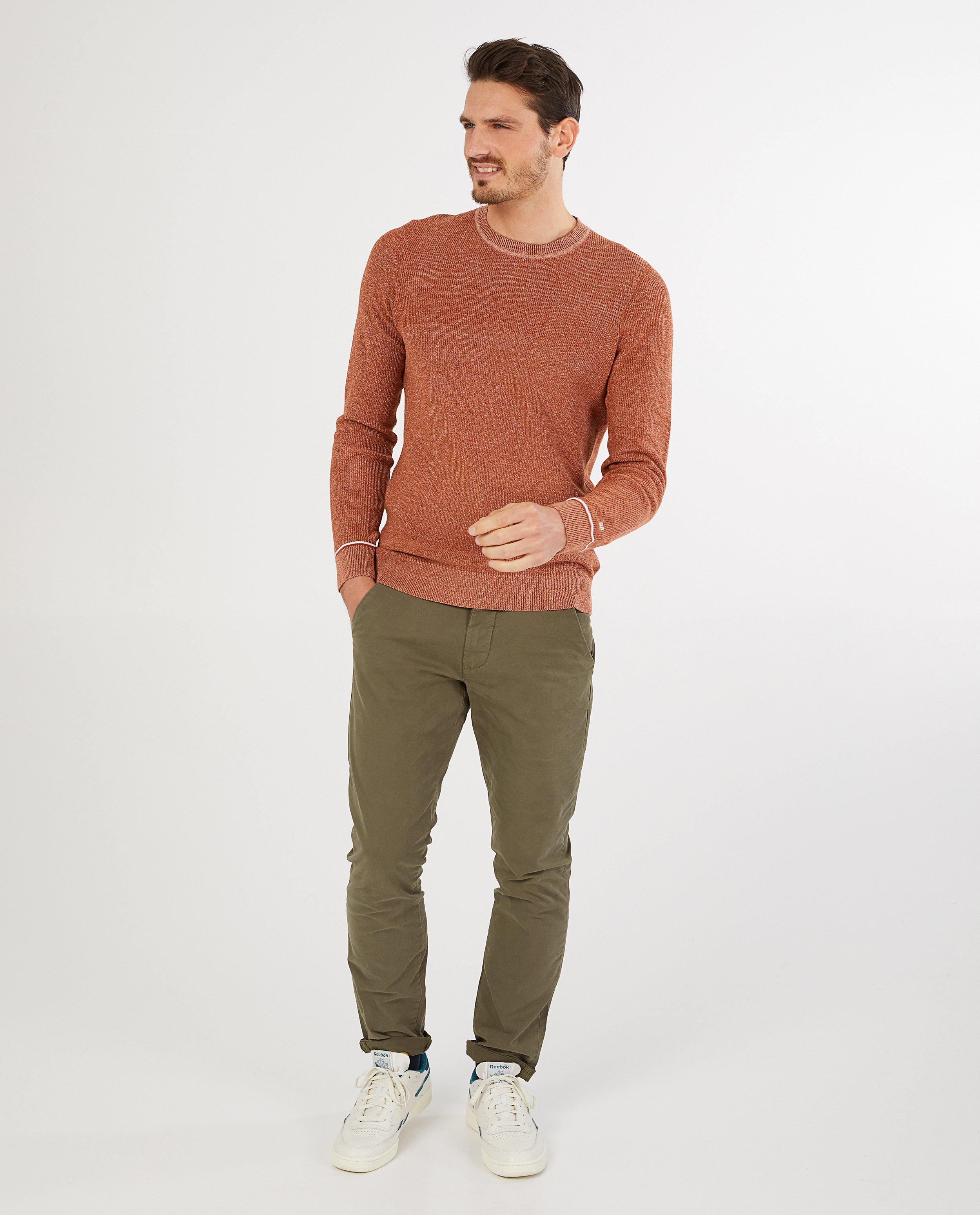 Chino vert slim fit Matthew - uni - Iveo