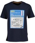 T-shirt bleu foncé Ben Sherman - avec imprimé graphique - Ben Sherman