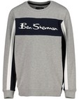 Grijze sweater Ben Sherman - met color block - Ben Sherman