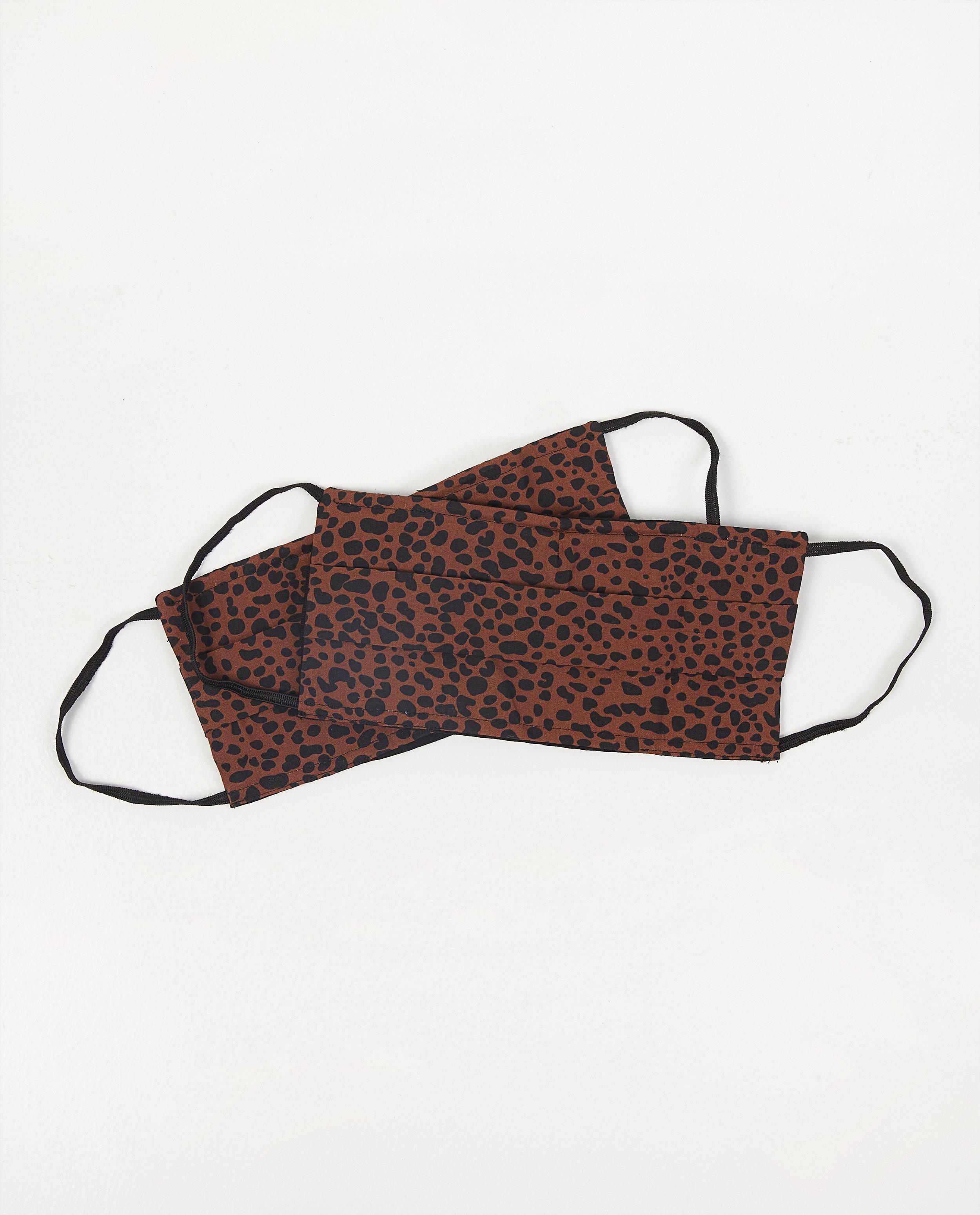 2 masques à imprimé panthère - lot de 2 - Sora