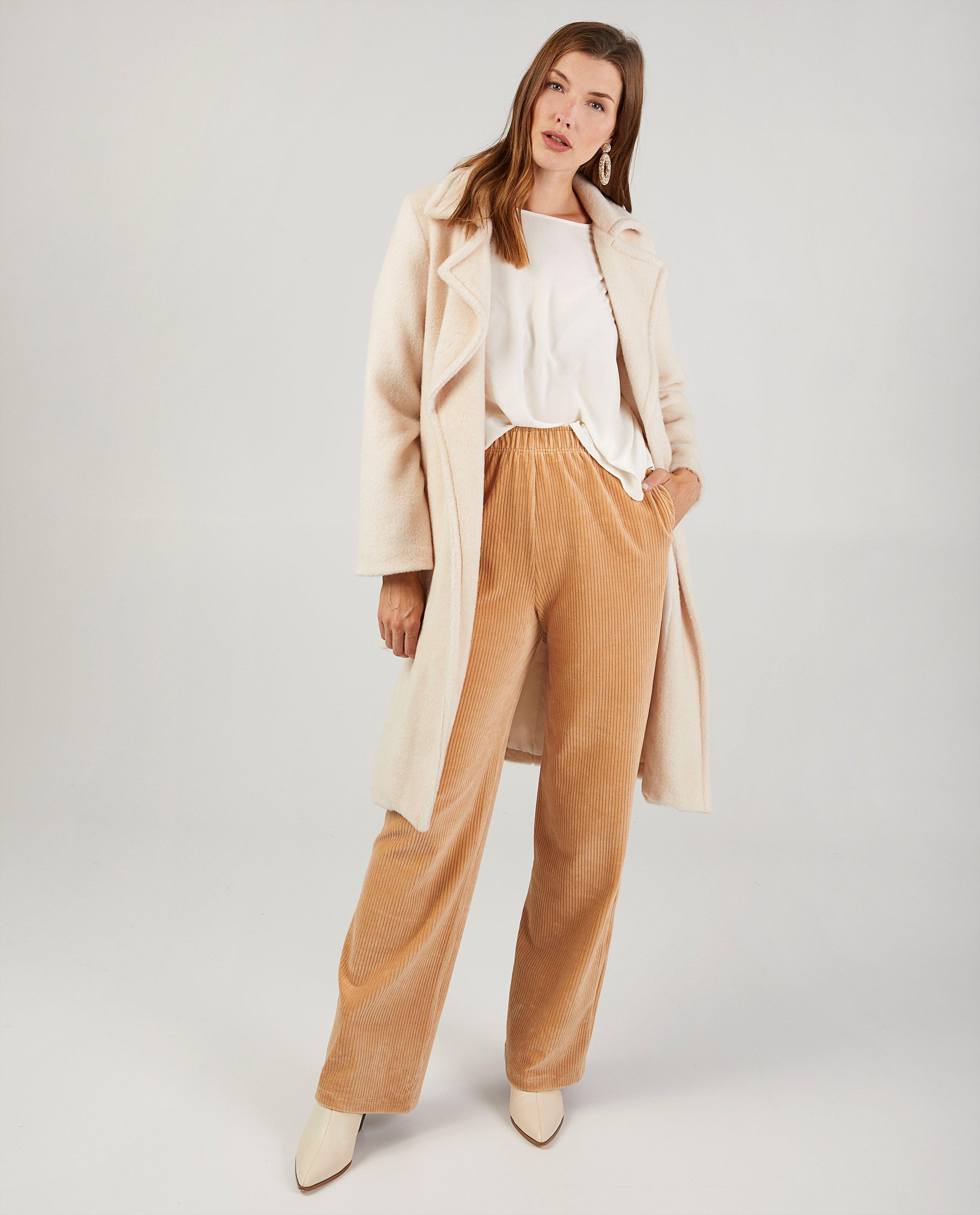 Beige mantel Ella Italia - lang model - Ella Italia