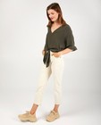Witte blouse Ella Italia - met knoopdetail - Ella Italia