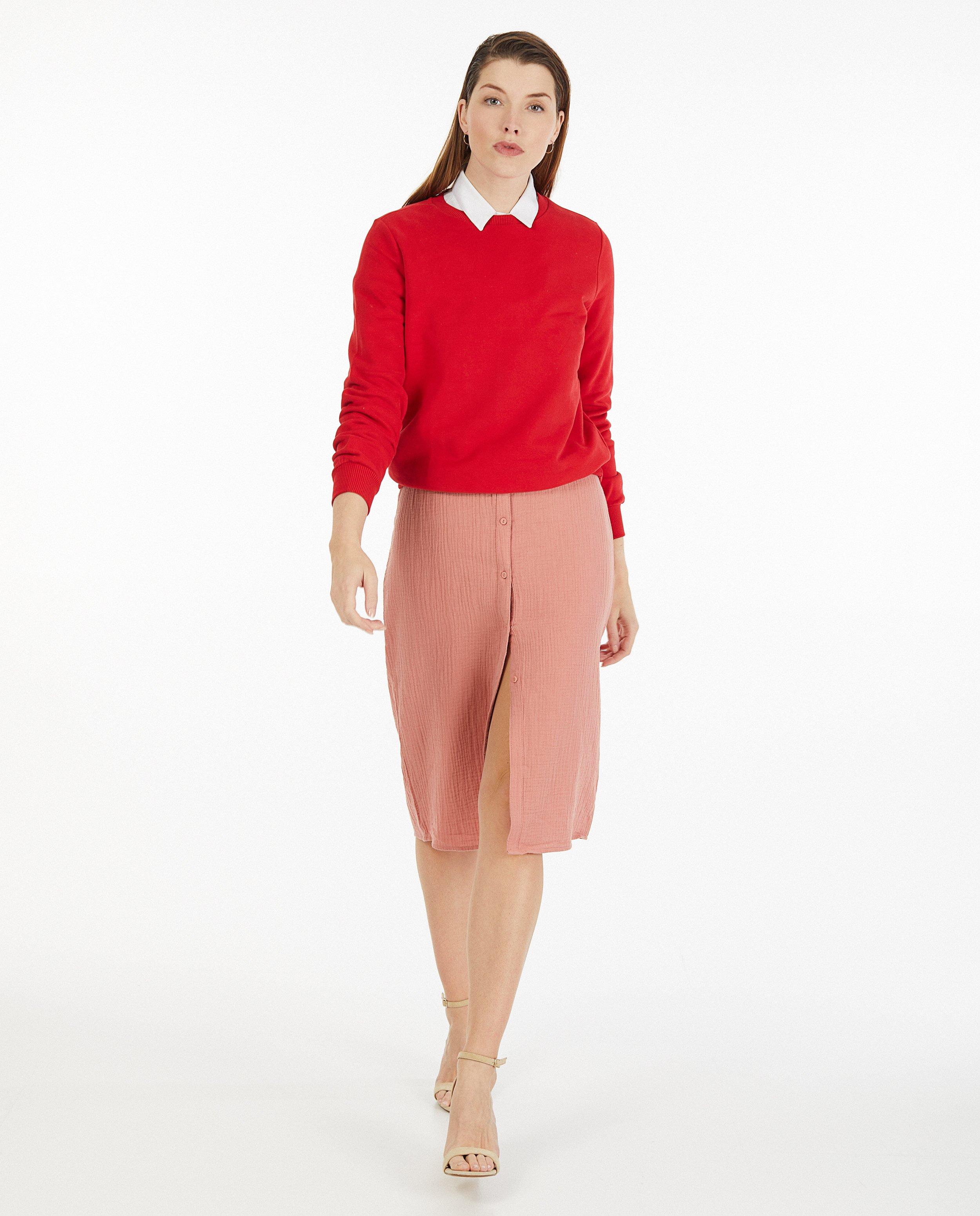 Robe à structure tissée Sora - avec ceinture à nouer - Sora