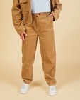 Pantalon brun slouchy Nour & Fatma - en velours côtelé - Nour en Fatma