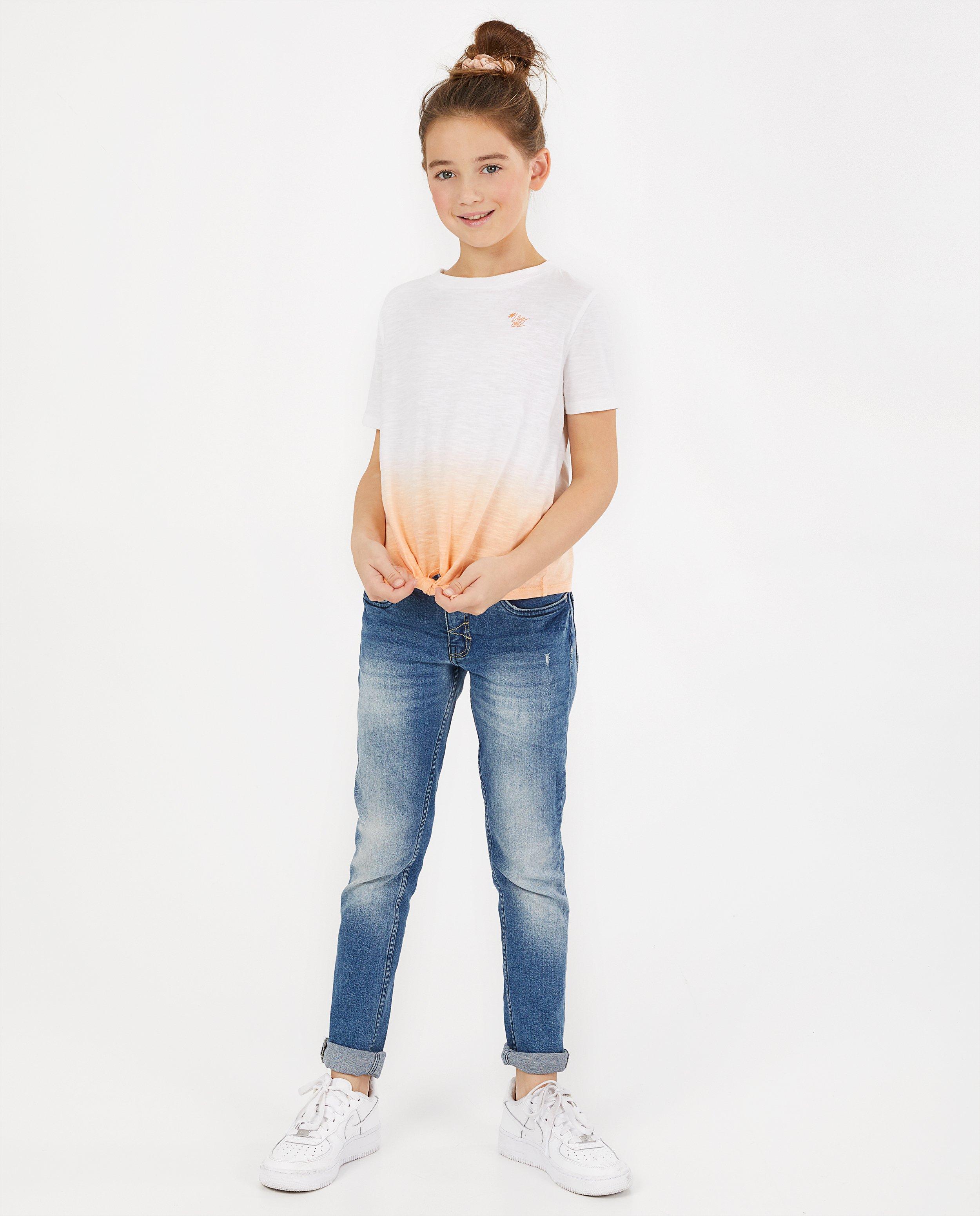 T-shirt avec un dégradé #LikeMe - avec un bouton - Like Me