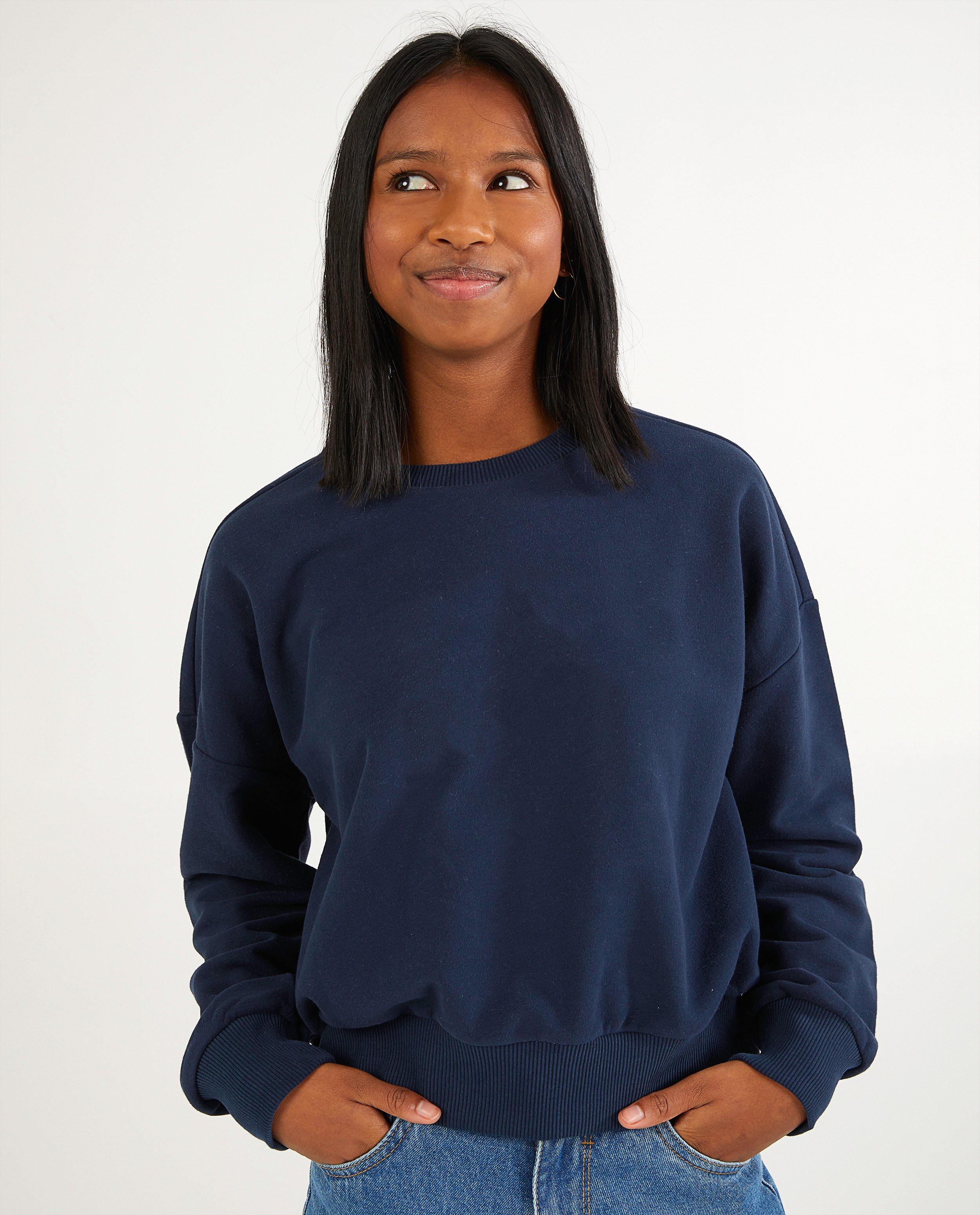 Sweats - Sweat blanc unisexe, ados