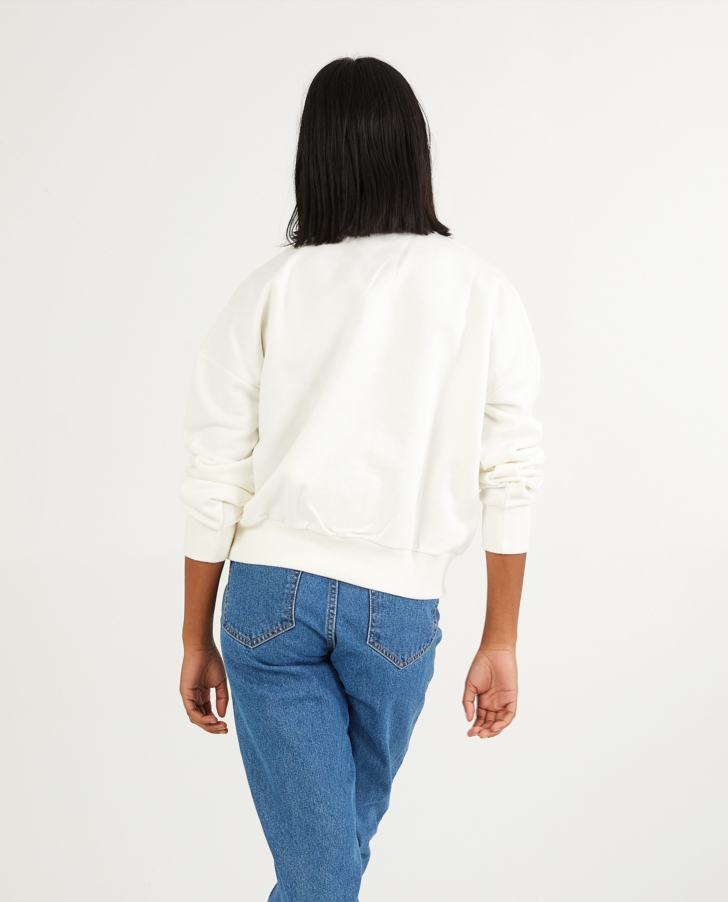Sweats - Sweat blanc unisexe ados