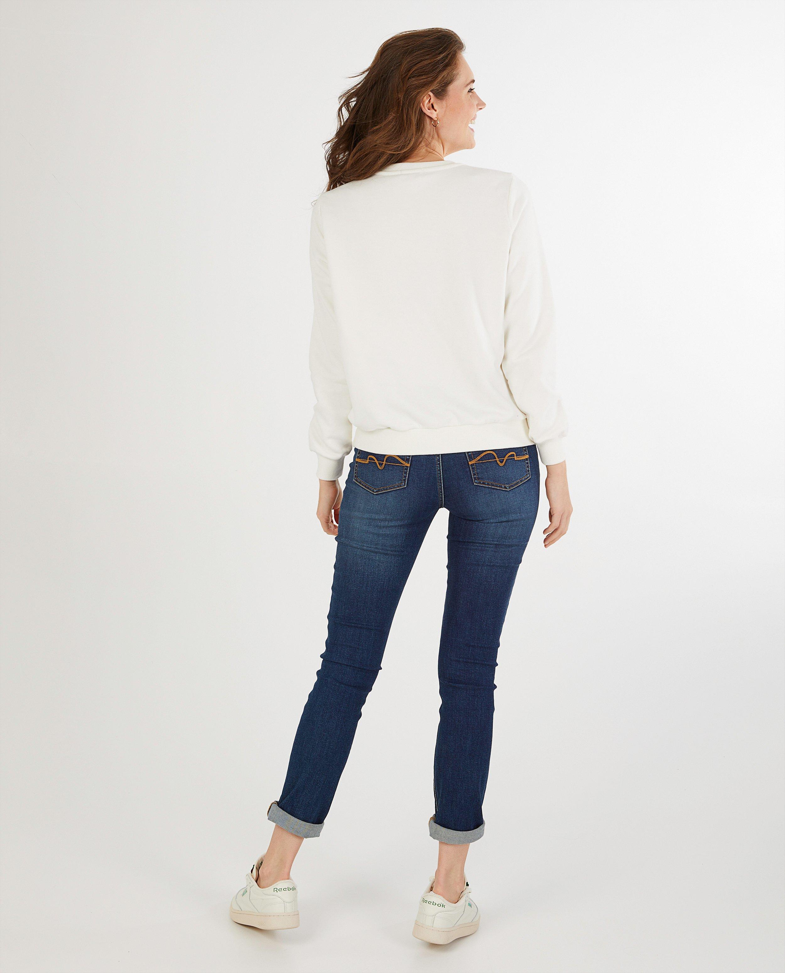 Witte sweater dames - Product Detail - wit - afbeelding nummer 3