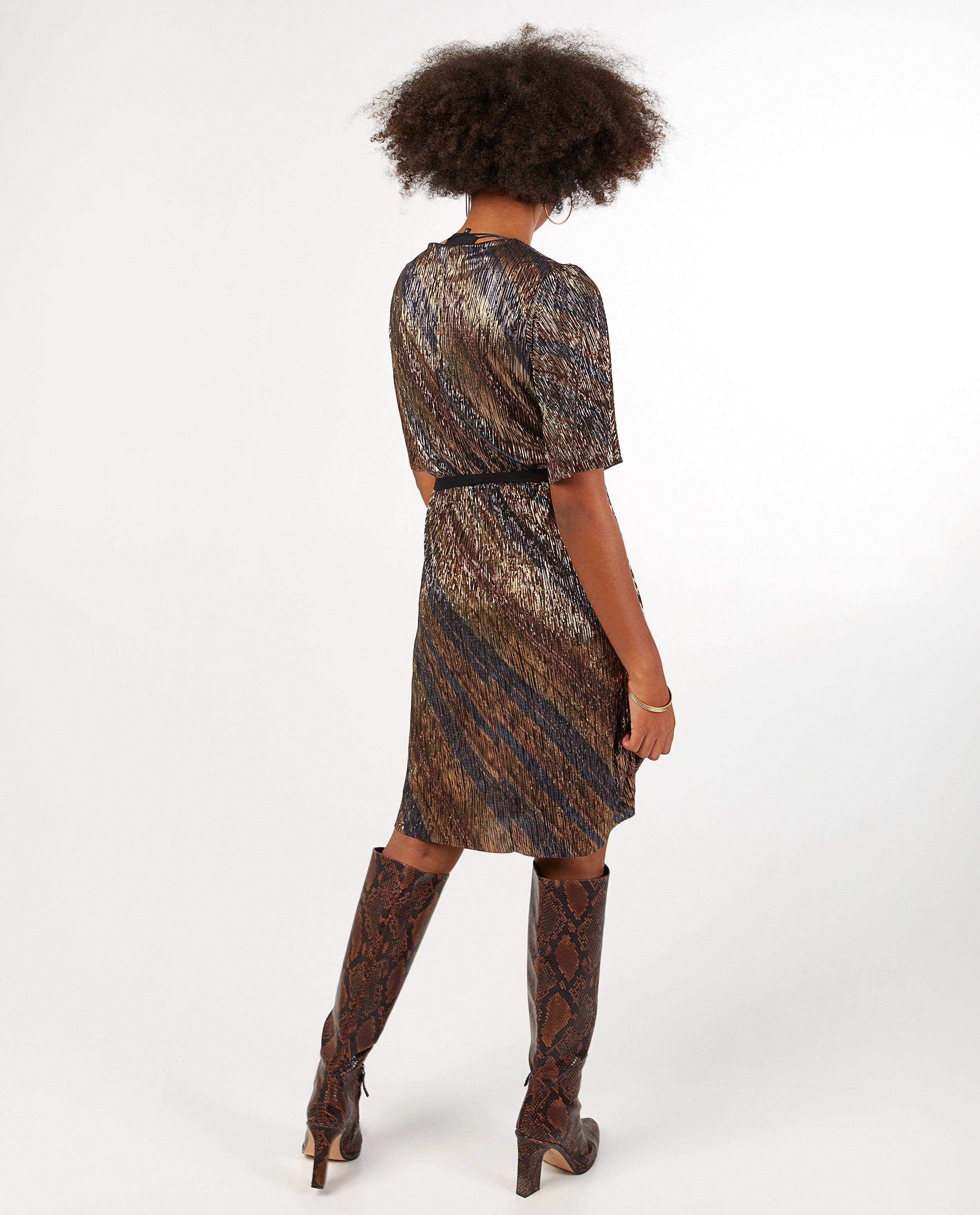 Robes - Zwarte jurk met glitter Youh!