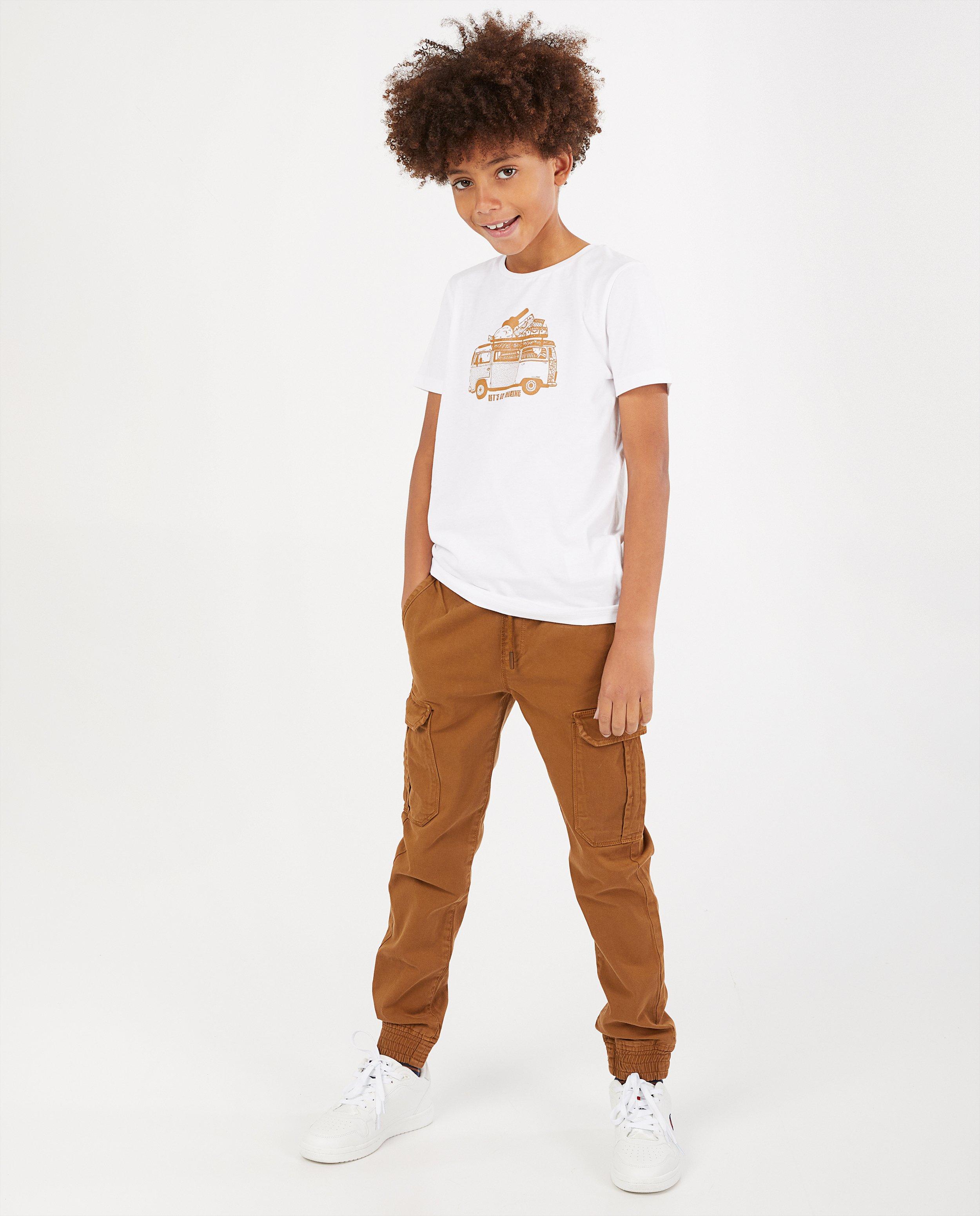 T-shirt blanc, imprimé BESTies - stretch - Besties