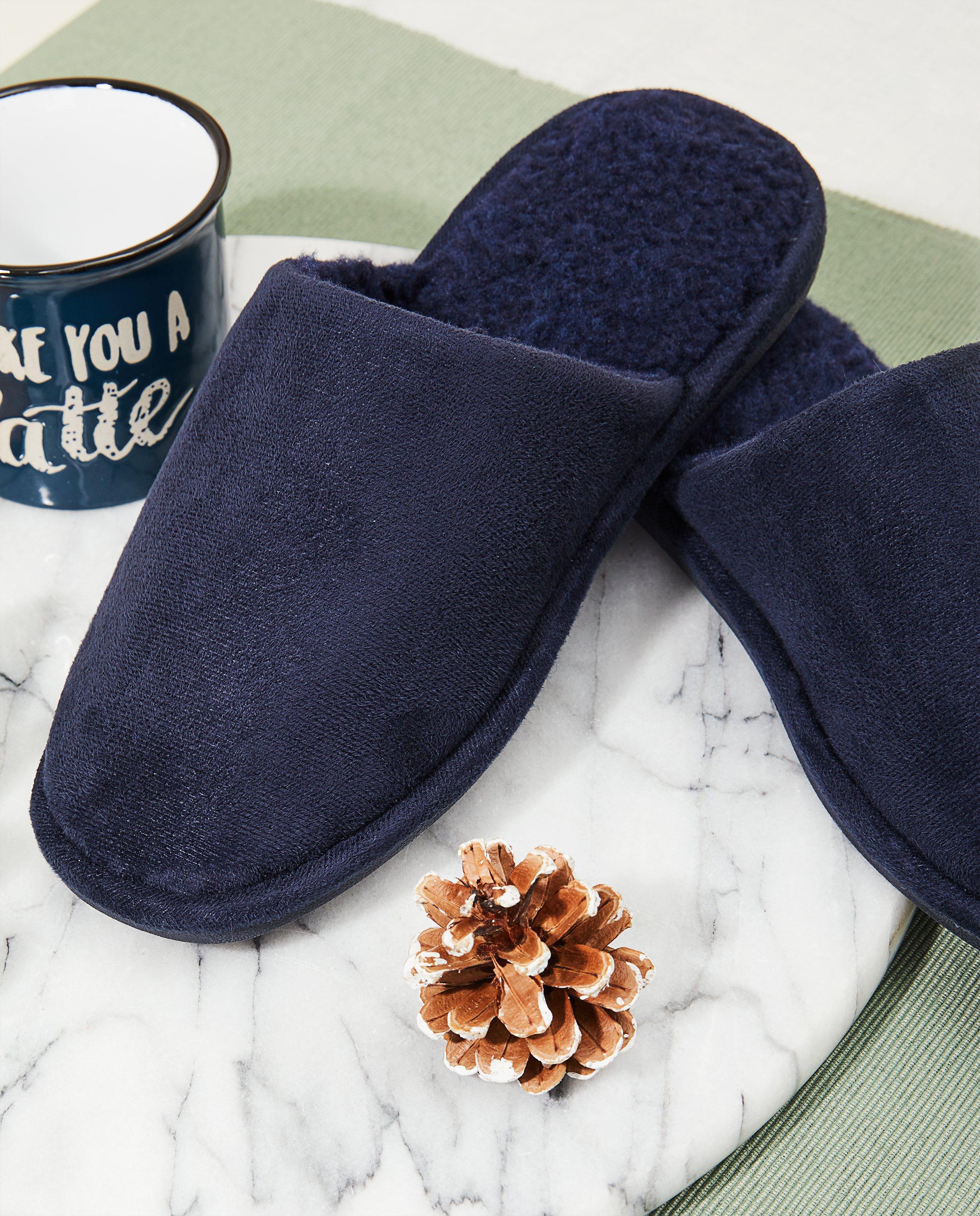 Blauwe pantoffels, maat 41-46 - Product Detail - donkerblauw - afbeelding nummer 2