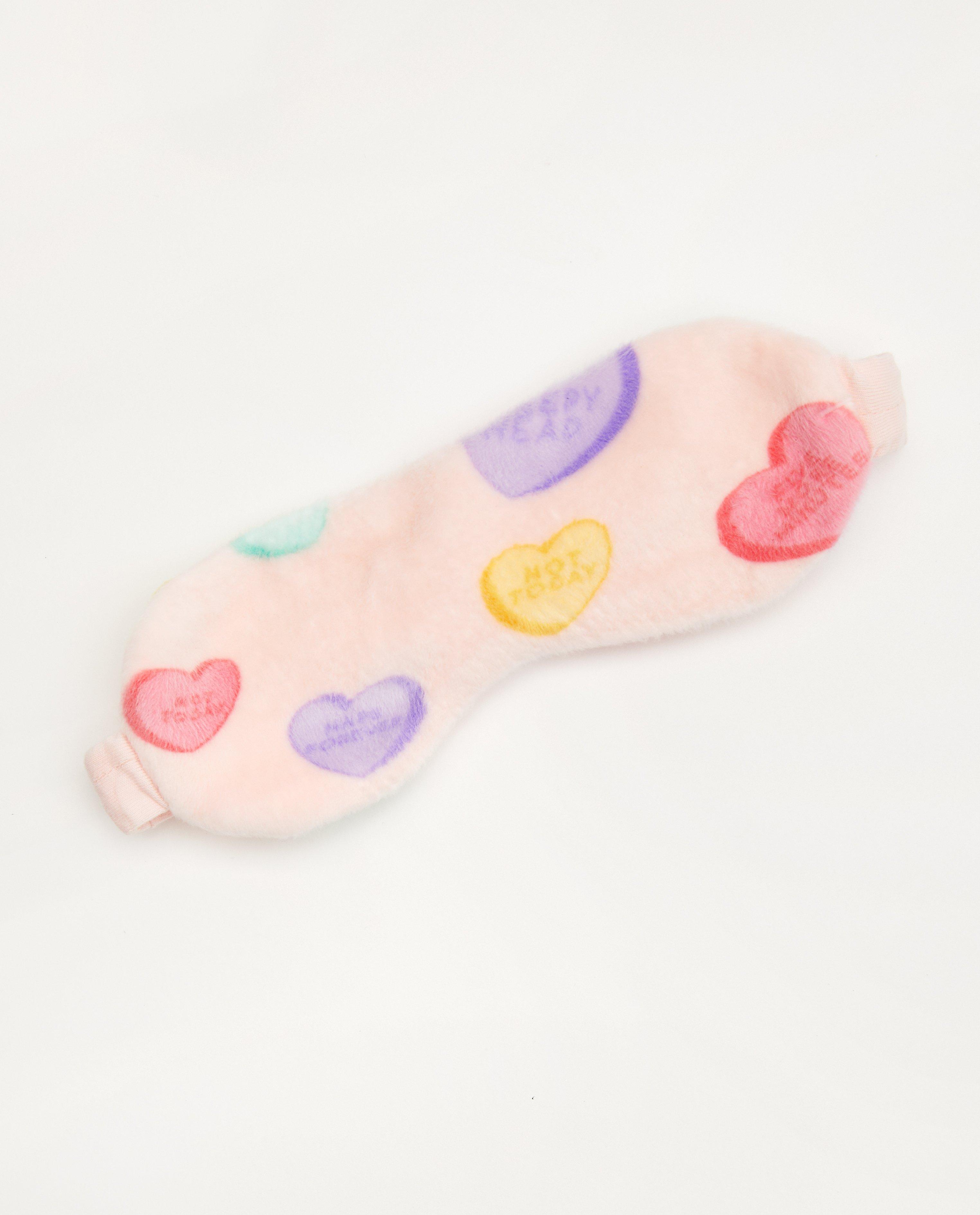 Roze oogmaskertje met print - allover - JBC