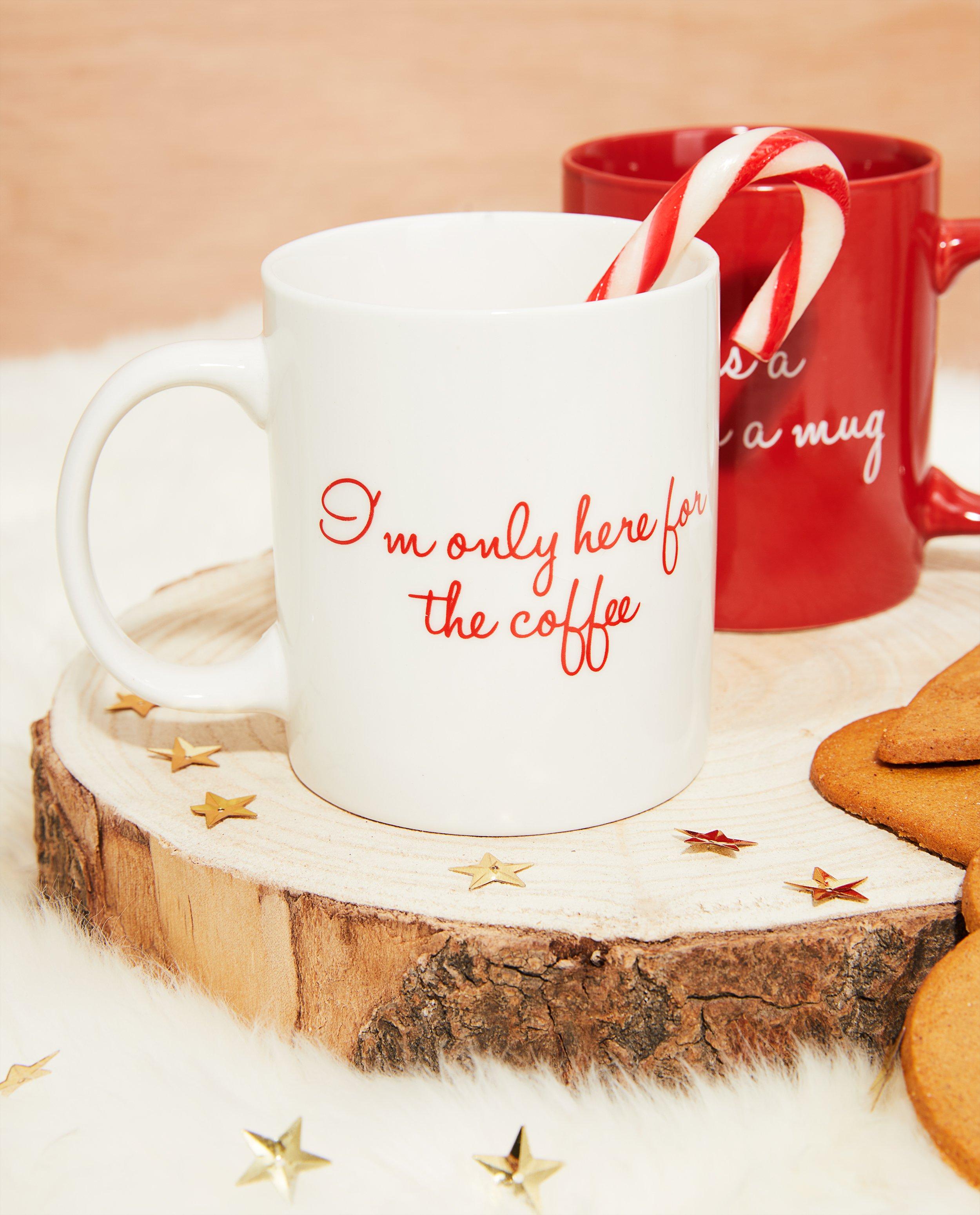 Tasse blanche &agrave; inscription - D&eacute;tails du produit - blanc - image num&eacute;ro 1