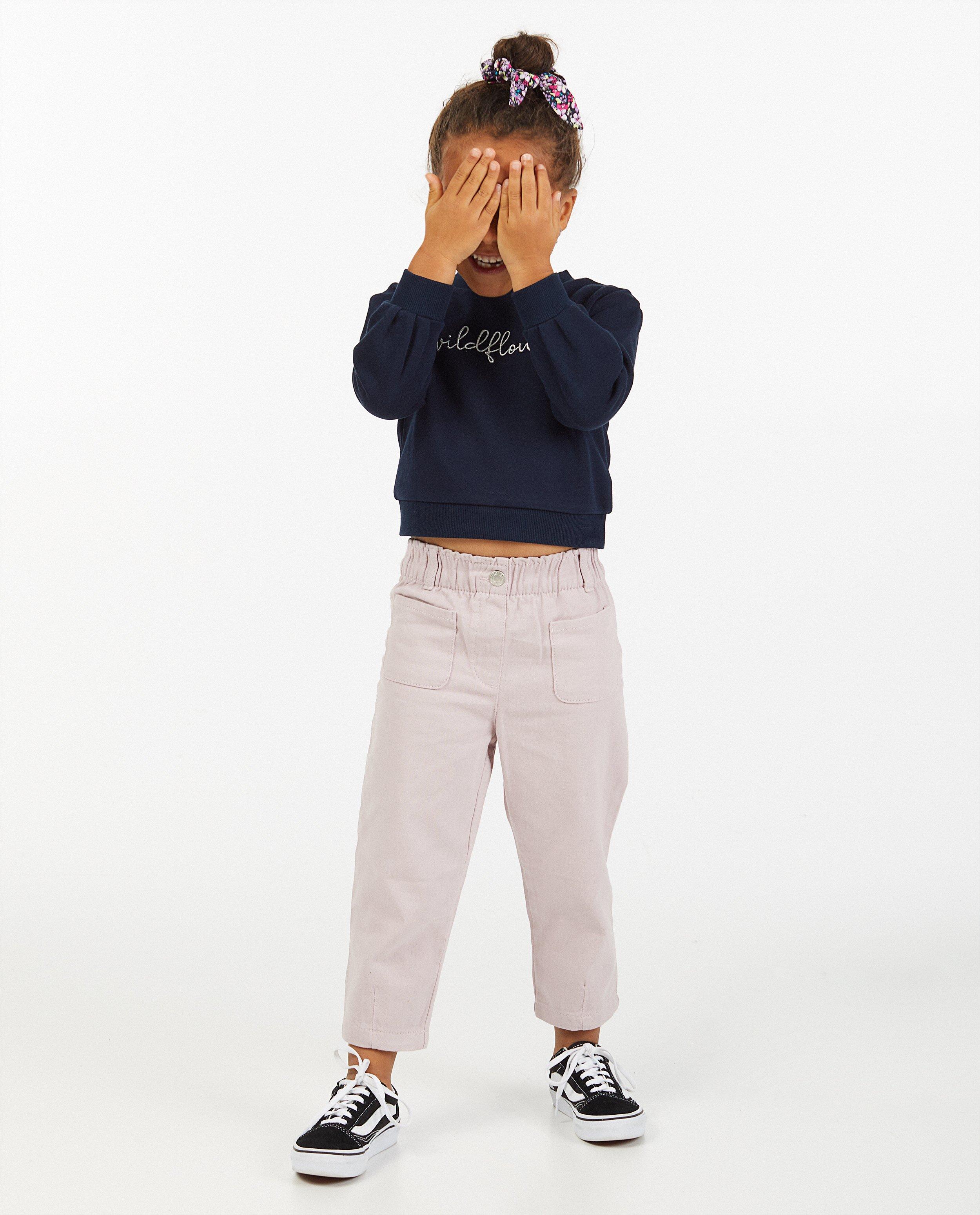 Lila sweater met opschrift - null - Milla Star