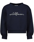 Sweaters - Lila sweater met opschrift