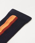 Chaussettes - Mi-bas orange à rayures